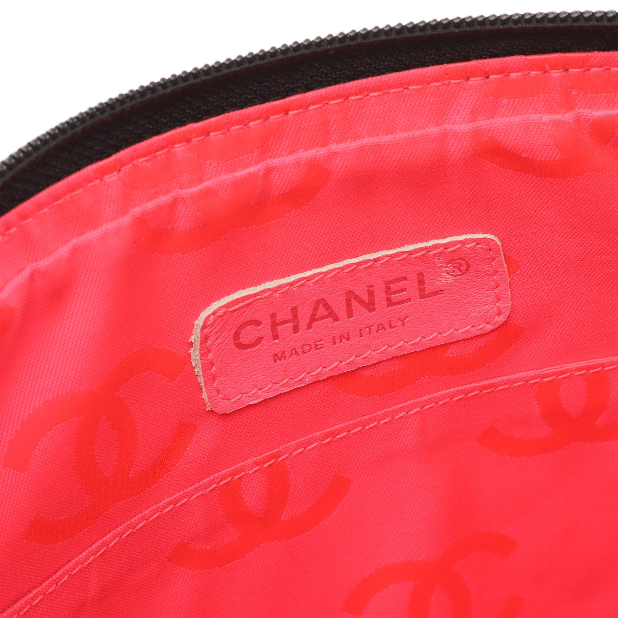 Chanel Chanel Cambon Line Shoulder Bag Leather Black Silver Hardware Size ONE SIZE - 4 Thumbnail