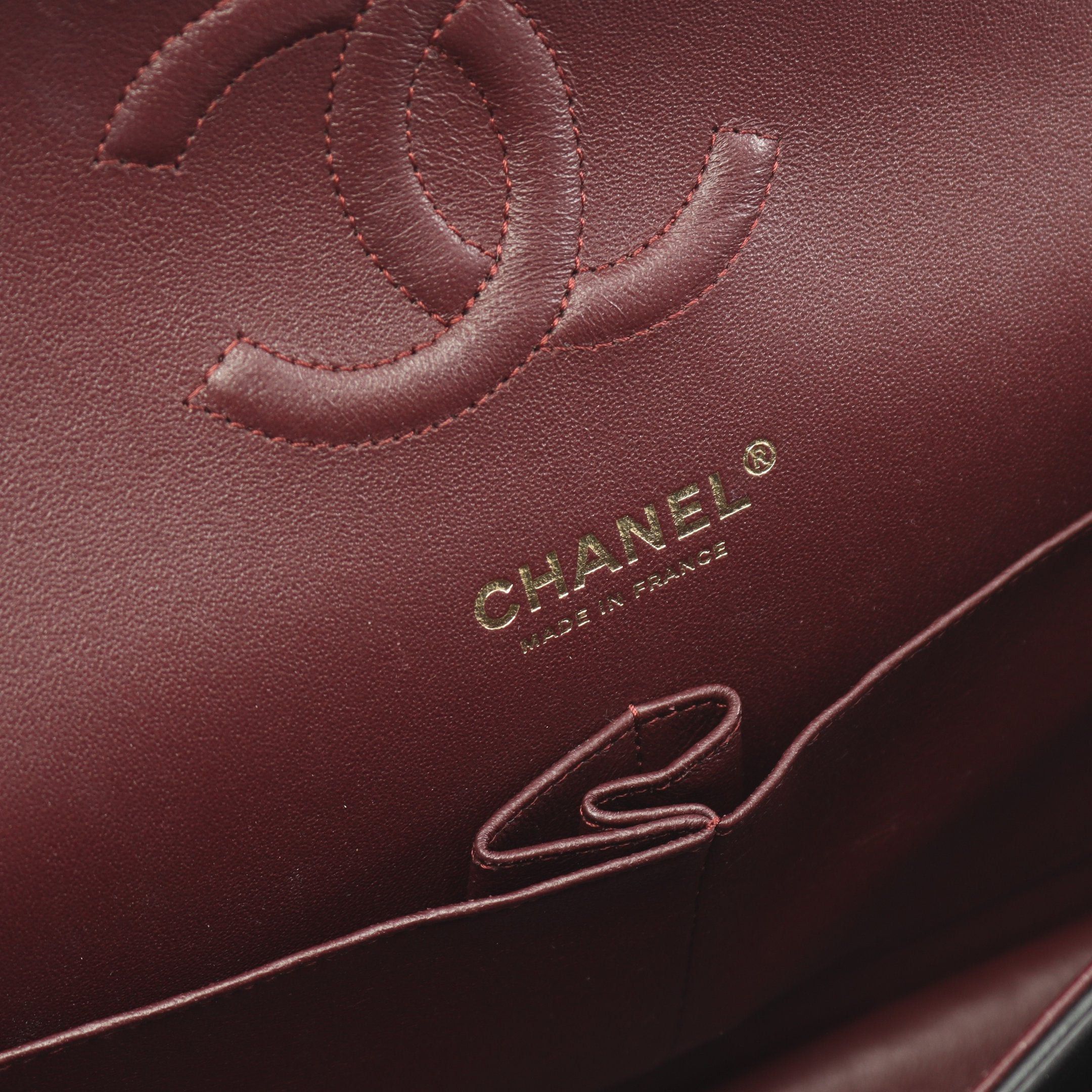 Chanel Chanel Matelasse Double Flap Chain Shoulder Bag Lambskin Black Gold Hardware Size ONE SIZE - 4 Thumbnail