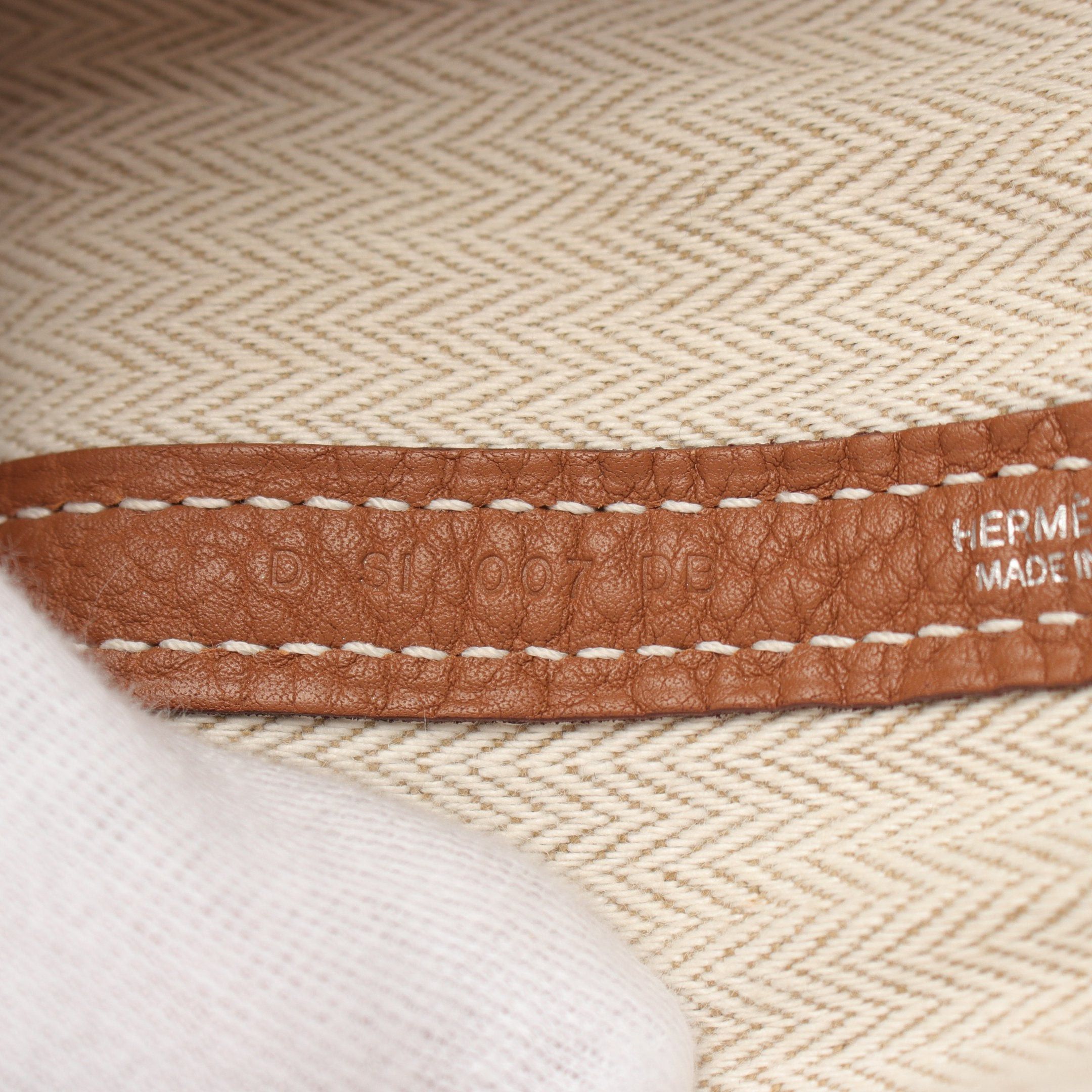 Hermes Hermes Garden Party Tpm Gold Handbag Tote Bag Negonda Leather Brown Silver Hardware D Stamp Size ONE SIZE - 5 Thumbnail