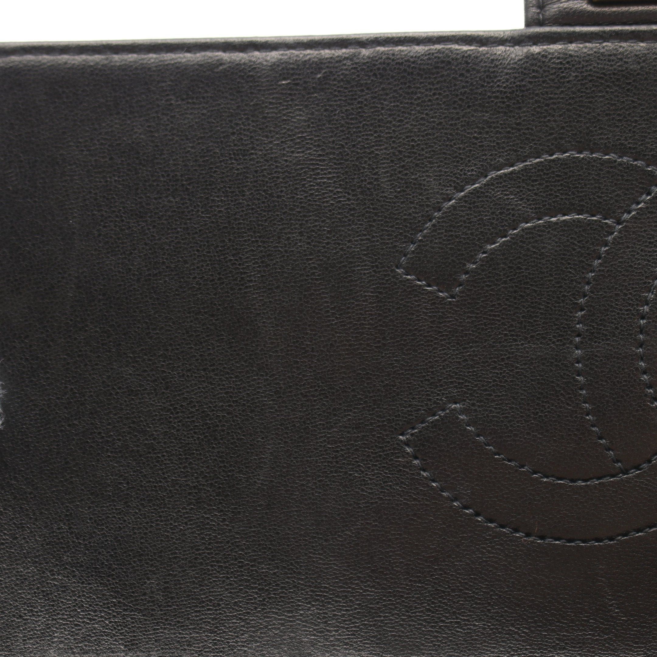Chanel Chanel Matelasse Single Flap Chain Shoulder Bag Lambskin Black Gold Hardware Push Lock Size ONE SIZE - 10 Thumbnail