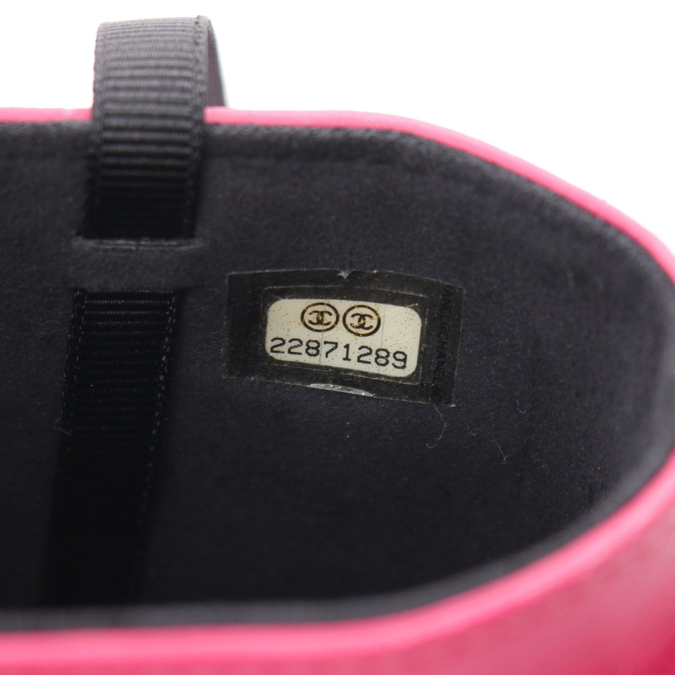 Chanel Chanel Phone Holder Chain Shoulder Bag Tweed Pink Purple Multicolor Gold Hardware Size ONE SIZE - 5 Thumbnail