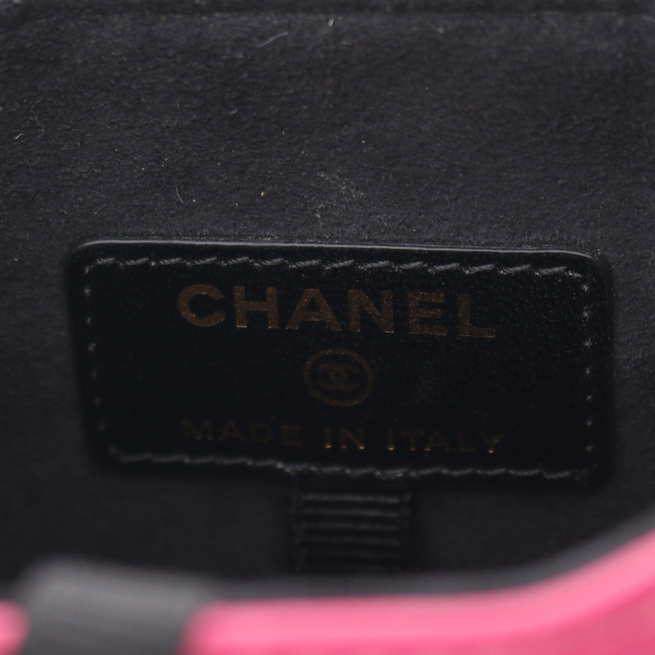Chanel Chanel Phone Holder Chain Shoulder Bag Tweed Pink Purple Multicolor Gold Hardware Size ONE SIZE - 4 Thumbnail