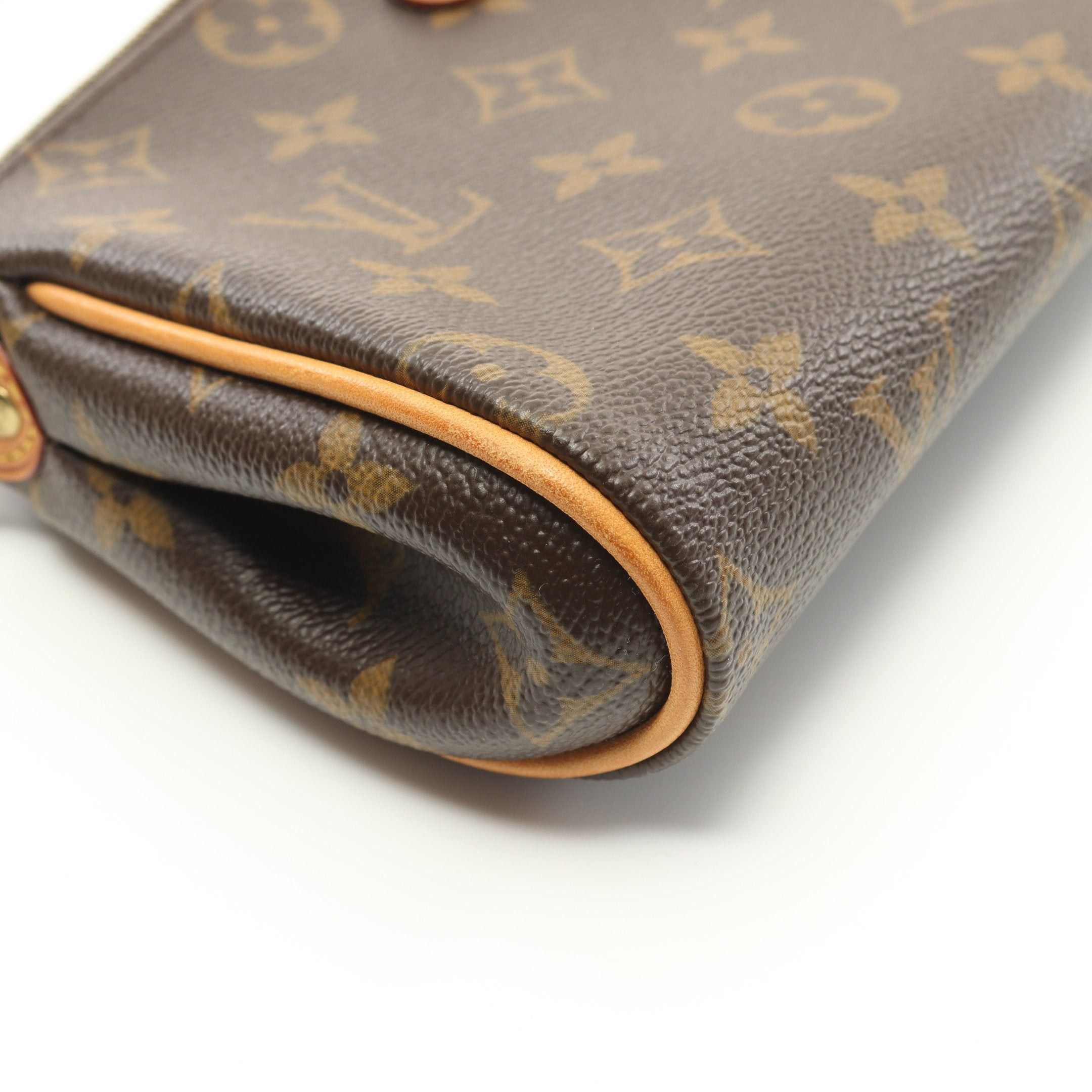 Louis Vuitton Louis Vuitton Eva Monogram Chain Shoulder Bag Leather Brown Size ONE SIZE - 6 Thumbnail