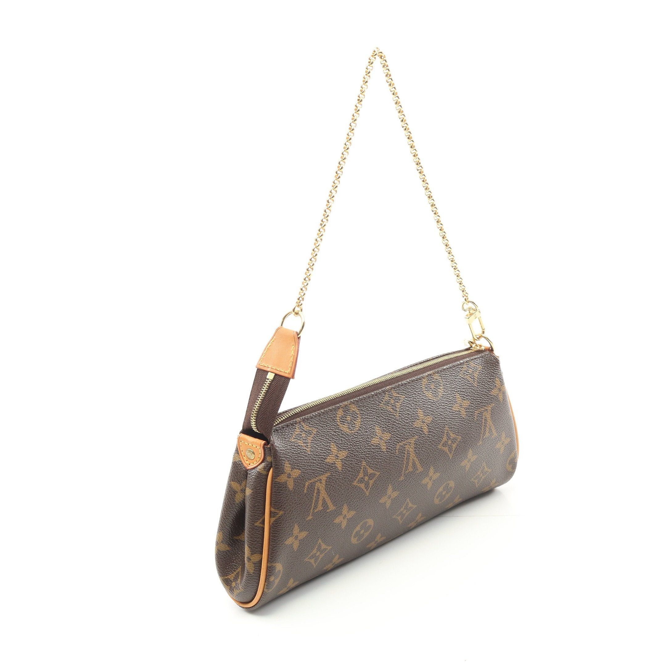 Louis Vuitton Louis Vuitton Eva Monogram Chain Shoulder Bag Leather Brown Size ONE SIZE - 2 Thumbnail