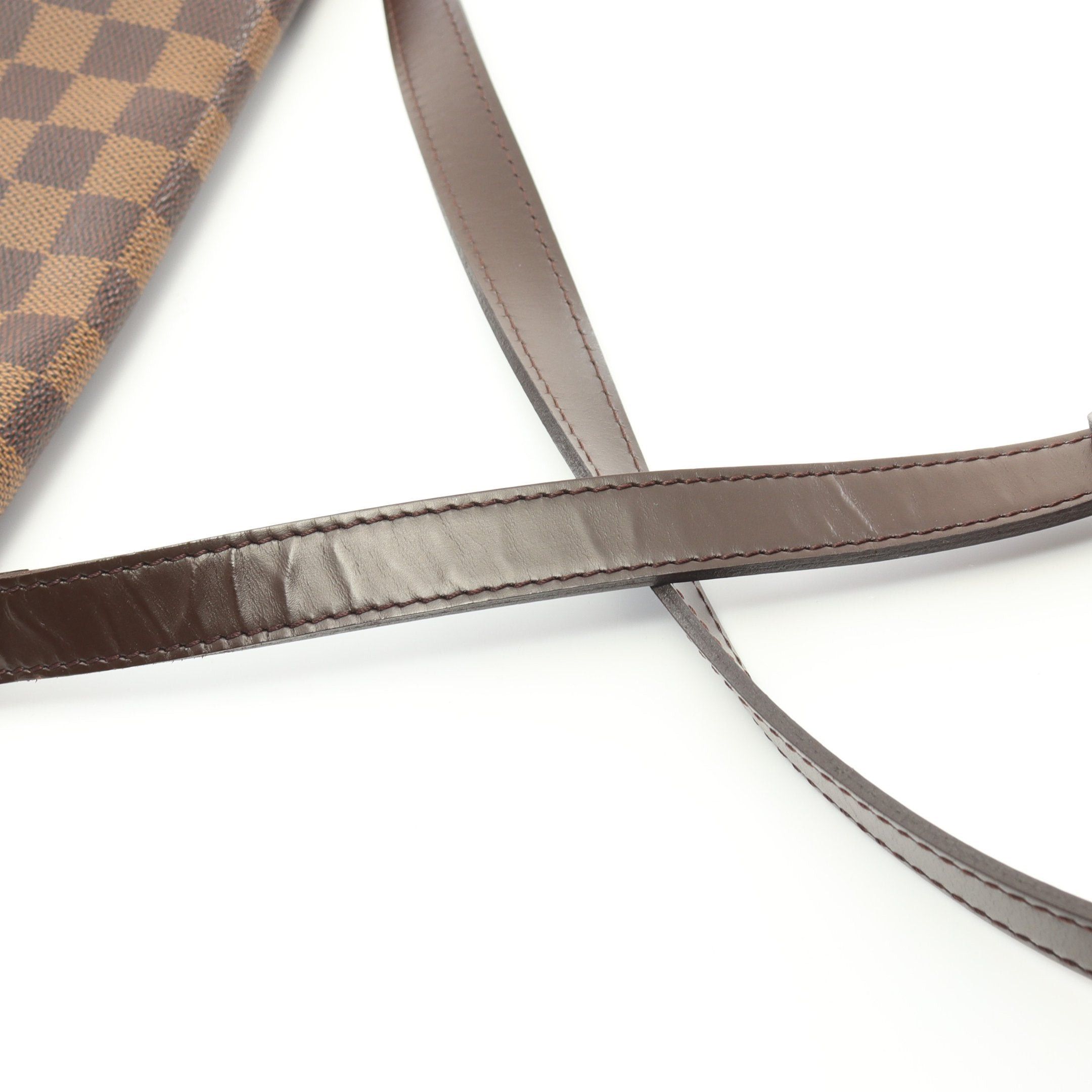 Louis Vuitton Louis Vuitton Musette Damier Ebene Shoulder Bag Leather Brown Size ONE SIZE - 8 Thumbnail