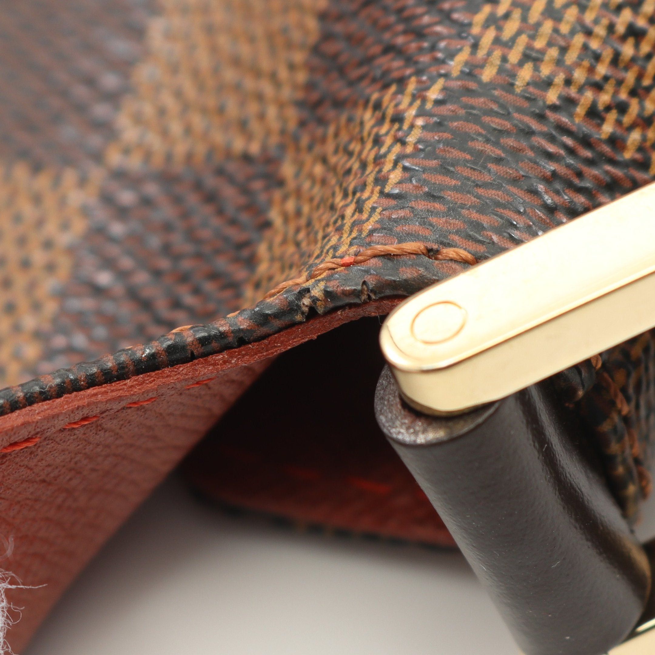 Louis Vuitton Louis Vuitton Musette Damier Ebene Shoulder Bag Leather Brown Size ONE SIZE - 7 Thumbnail