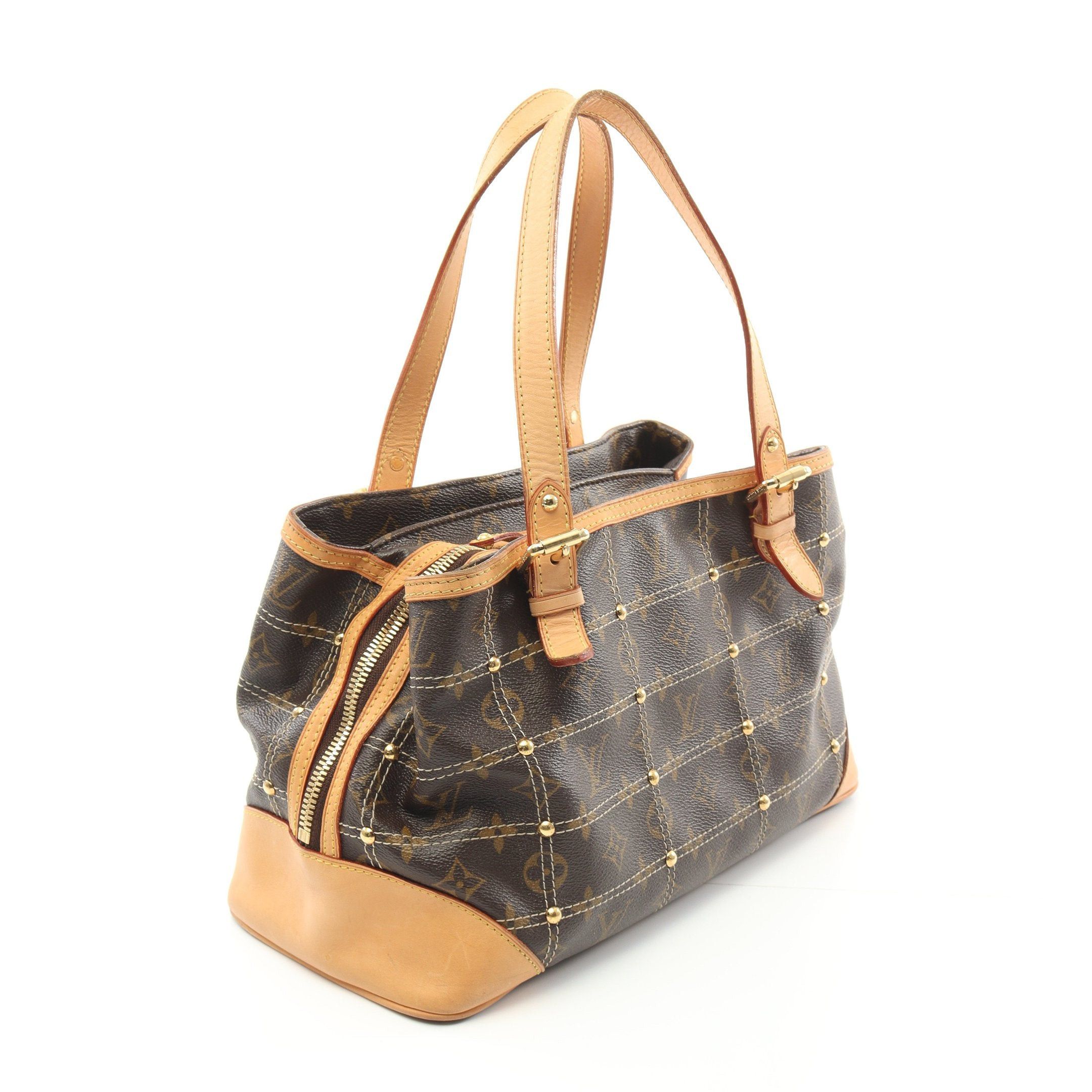 Louis Vuitton Louis Vuitton Rivet Monogram Handbag Leather Brown Size ONE SIZE - 2 Thumbnail