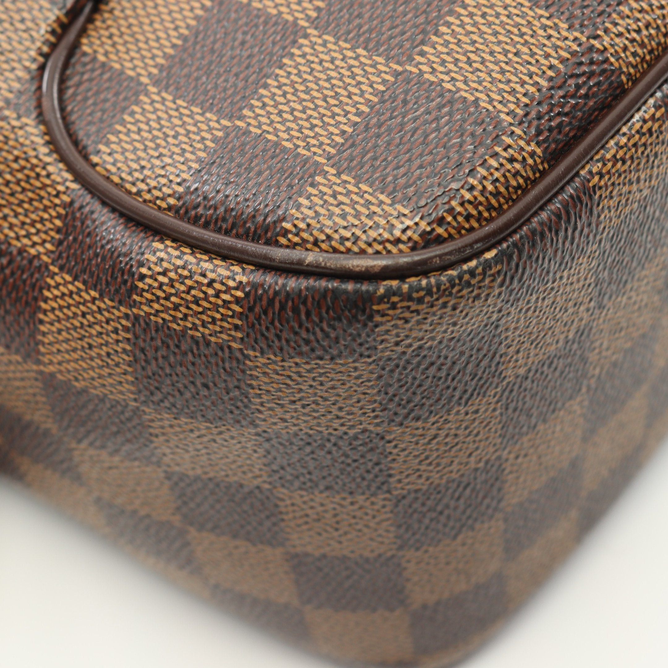 Louis Vuitton Louis Vuitton Olaf Mm Damier Ebene Shoulder Bag Leather Brown Size ONE SIZE - 7 Thumbnail