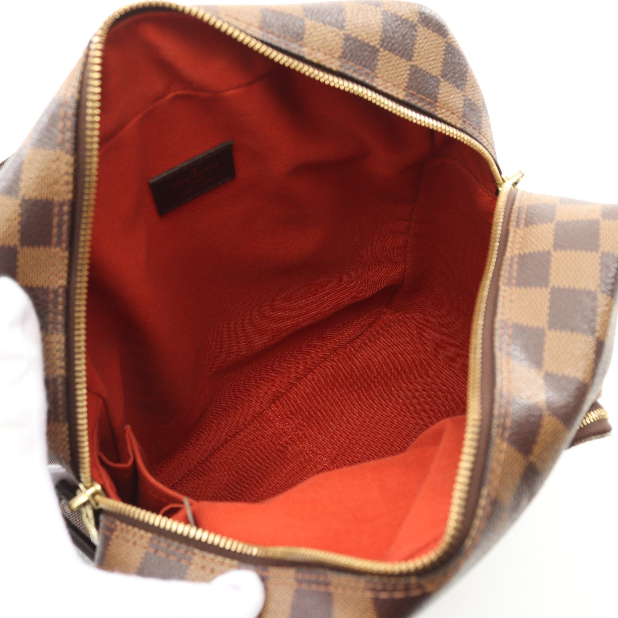 Louis Vuitton Louis Vuitton Olaf Mm Damier Ebene Shoulder Bag Leather Brown Size ONE SIZE - 3 Thumbnail