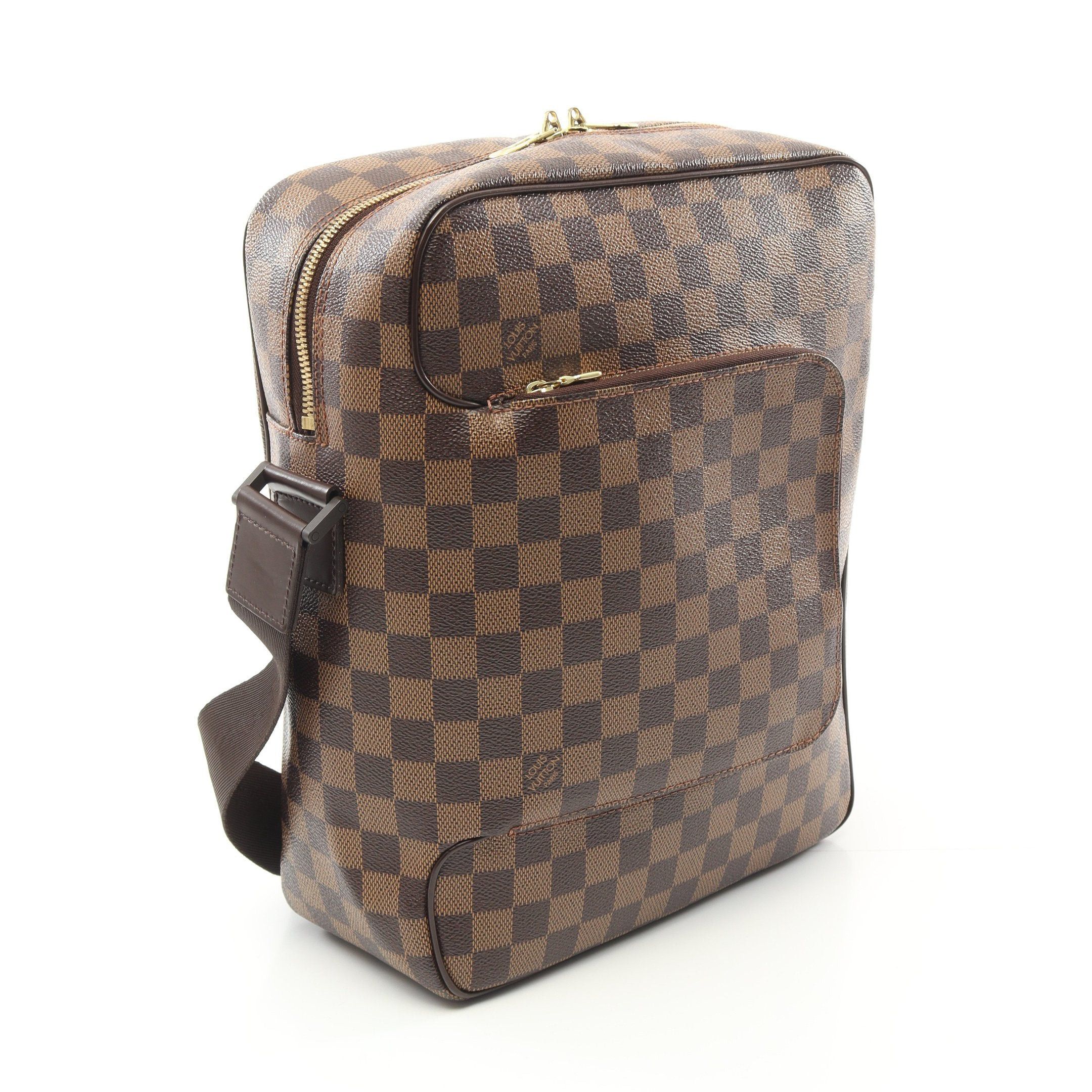 Louis Vuitton Louis Vuitton Olaf Mm Damier Ebene Shoulder Bag Leather Brown Size ONE SIZE - 2 Thumbnail