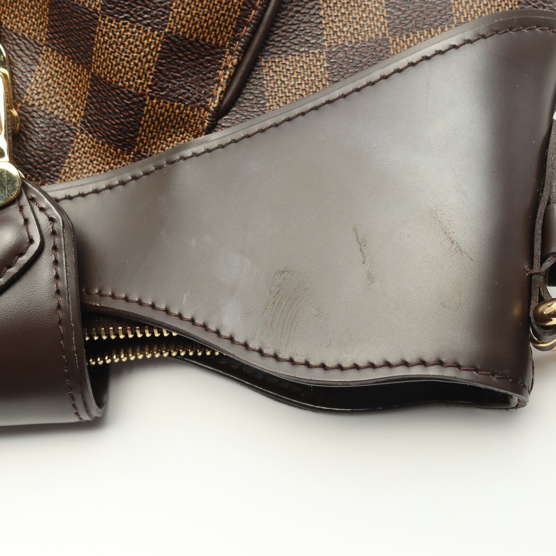 Louis Vuitton Louis Vuitton Sistina Mm Damier Ebene One Shoulder Bag Leather Brown Size ONE SIZE - 8 Thumbnail