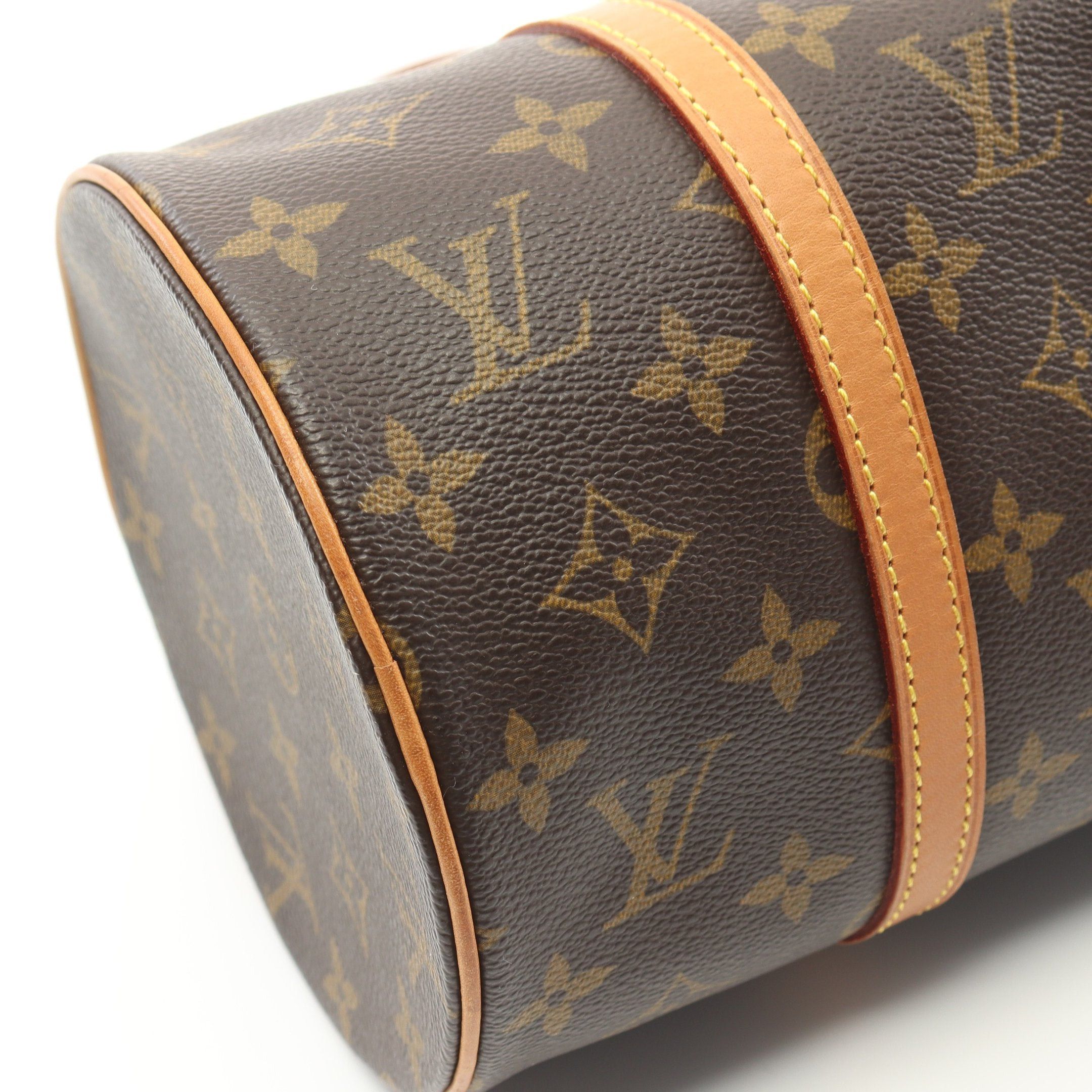 Louis Vuitton Louis Vuitton Papillon 30 Monogram Handbag Leather Brown Size ONE SIZE - 6 Thumbnail