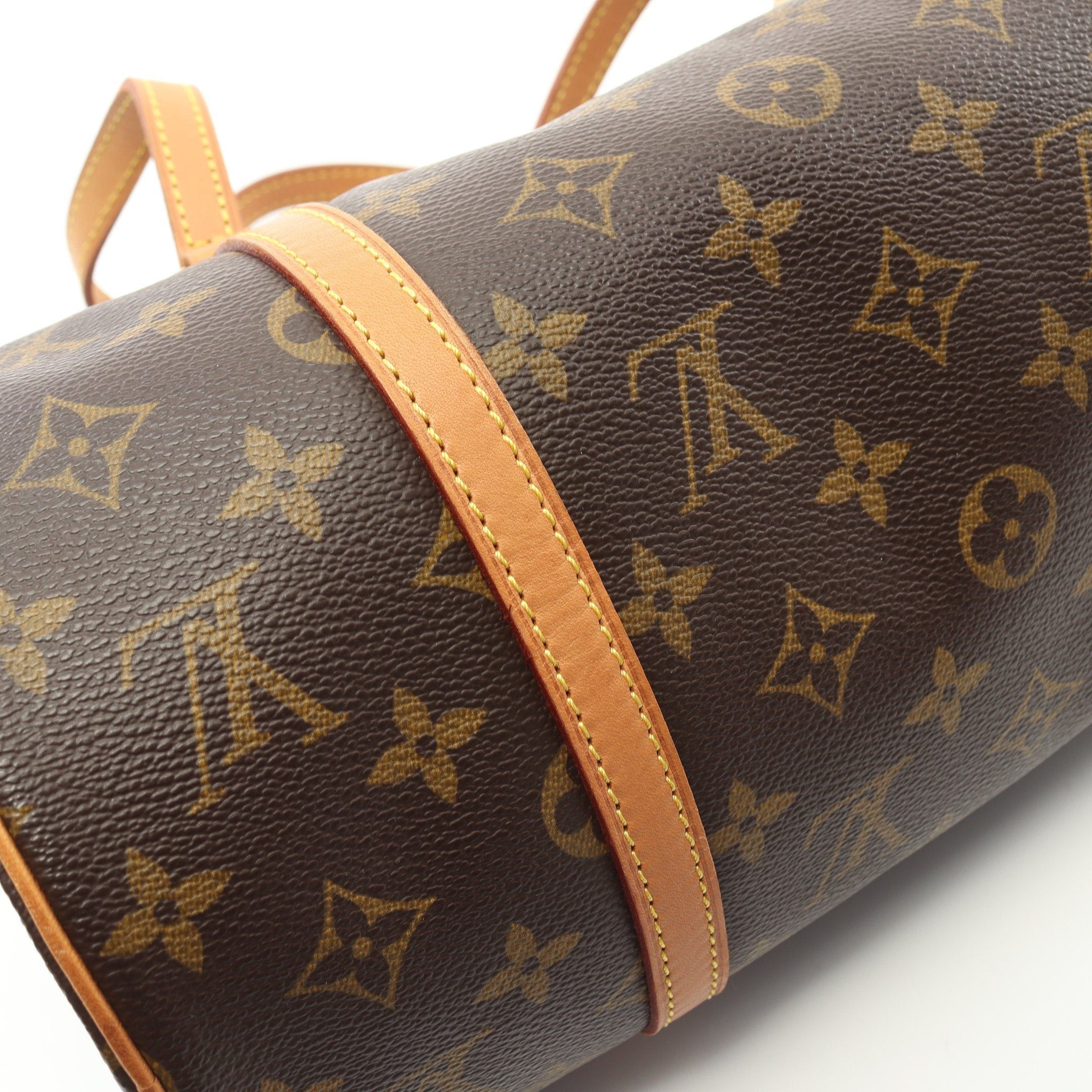Louis Vuitton Louis Vuitton Papillon 30 Monogram Handbag Leather Brown Size ONE SIZE - 8 Thumbnail