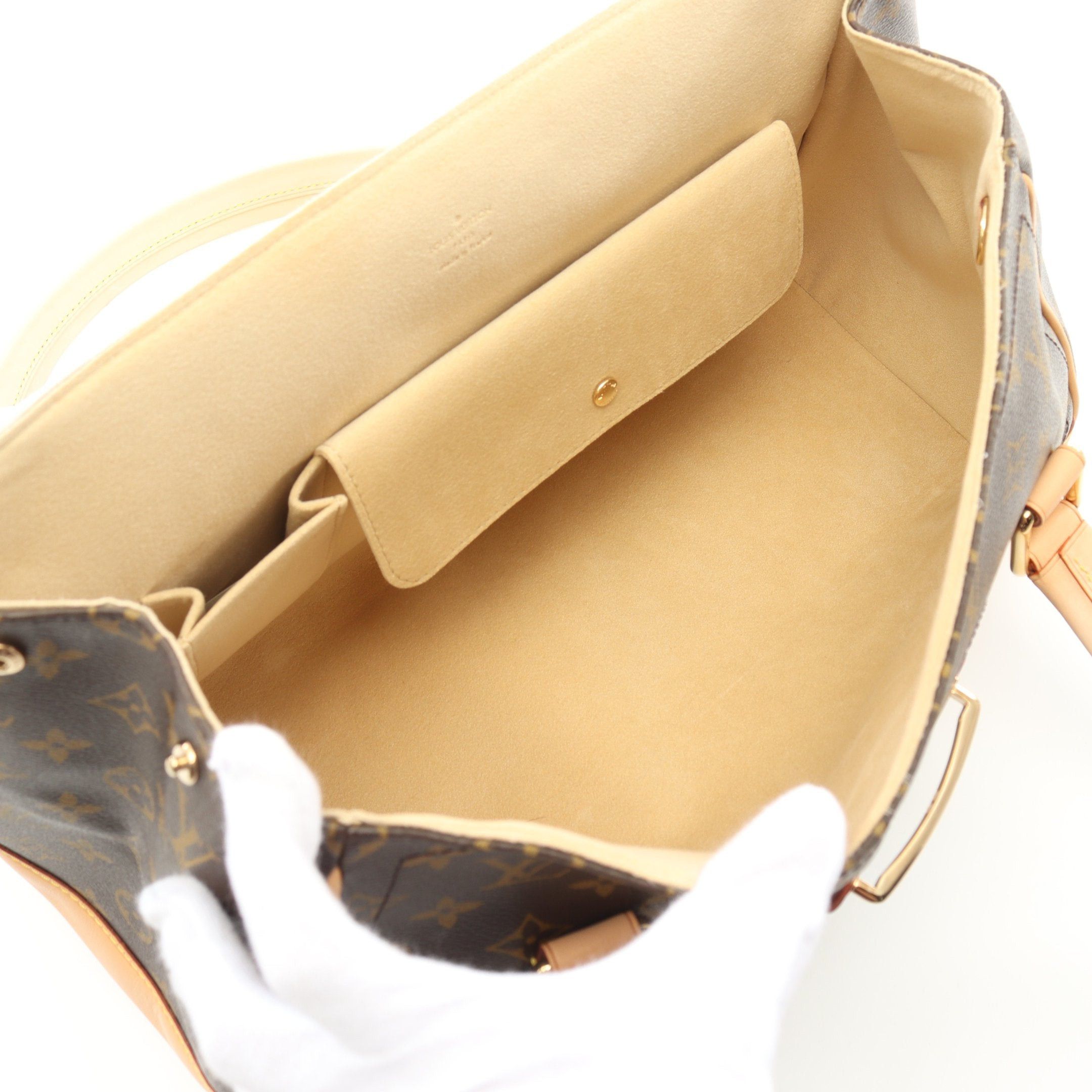 Louis Vuitton Louis Vuitton Beverly Gm Monogram Shoulder Bag Leather Brown Size ONE SIZE - 3 Thumbnail