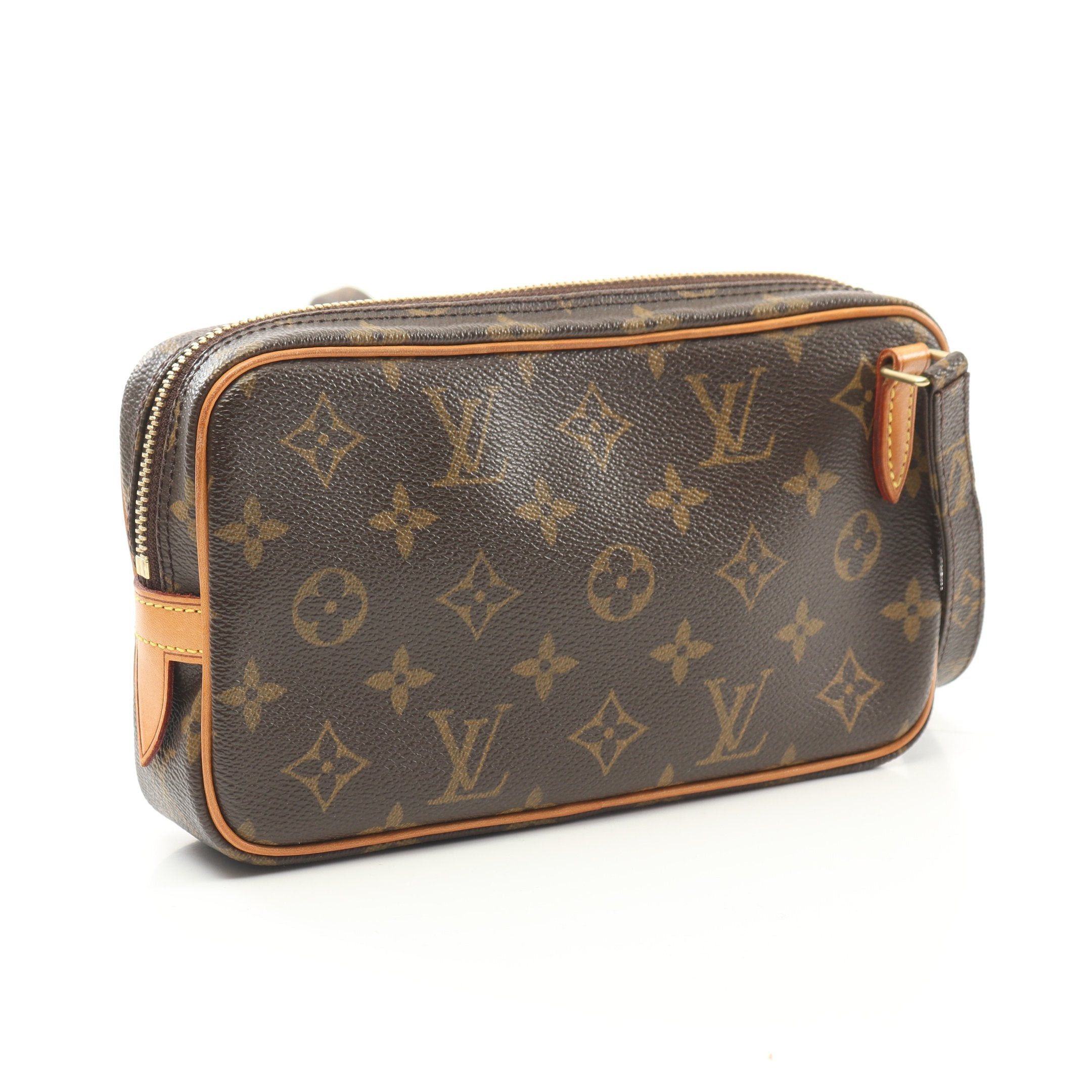 Louis Vuitton Louis Vuitton Marly Monogram Shoulder Bag Leather Brown Size ONE SIZE - 2 Thumbnail