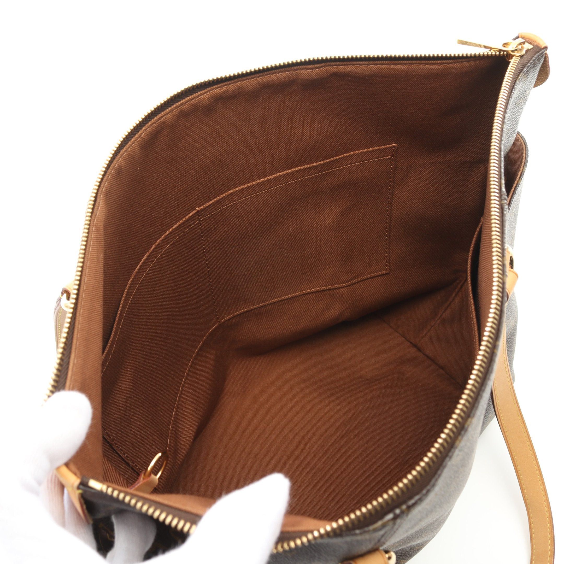 Louis Vuitton Louis Vuitton Totally Mm Monogram Shoulder Bag Tote Leather Brown Size ONE SIZE - 3 Thumbnail