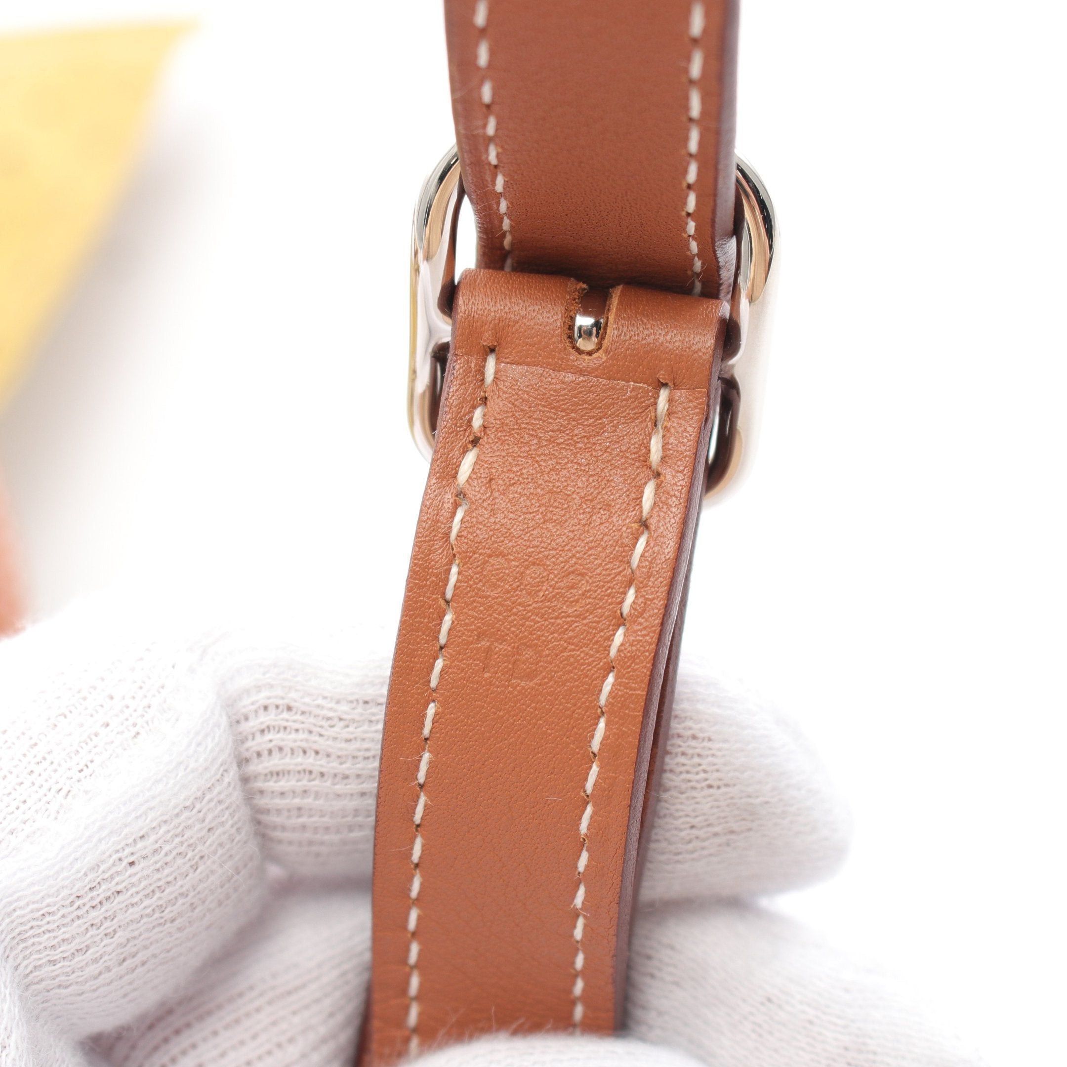 Hermes Hermes Silky City Pm Tigre Royal Shoulder Bag Silk Leather Beige Multicolor Silver Hardware Y Stamp Size ONE SIZE - 5 Thumbnail