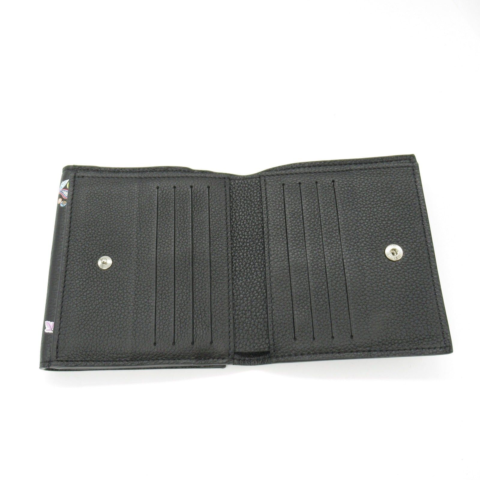 Louis Vuitton Louis Vuitton Portofeuil Rock Me Compact Double Hook Wallet Leather Taurillon Black Noir Size ONE SIZE - 5 Thumbnail