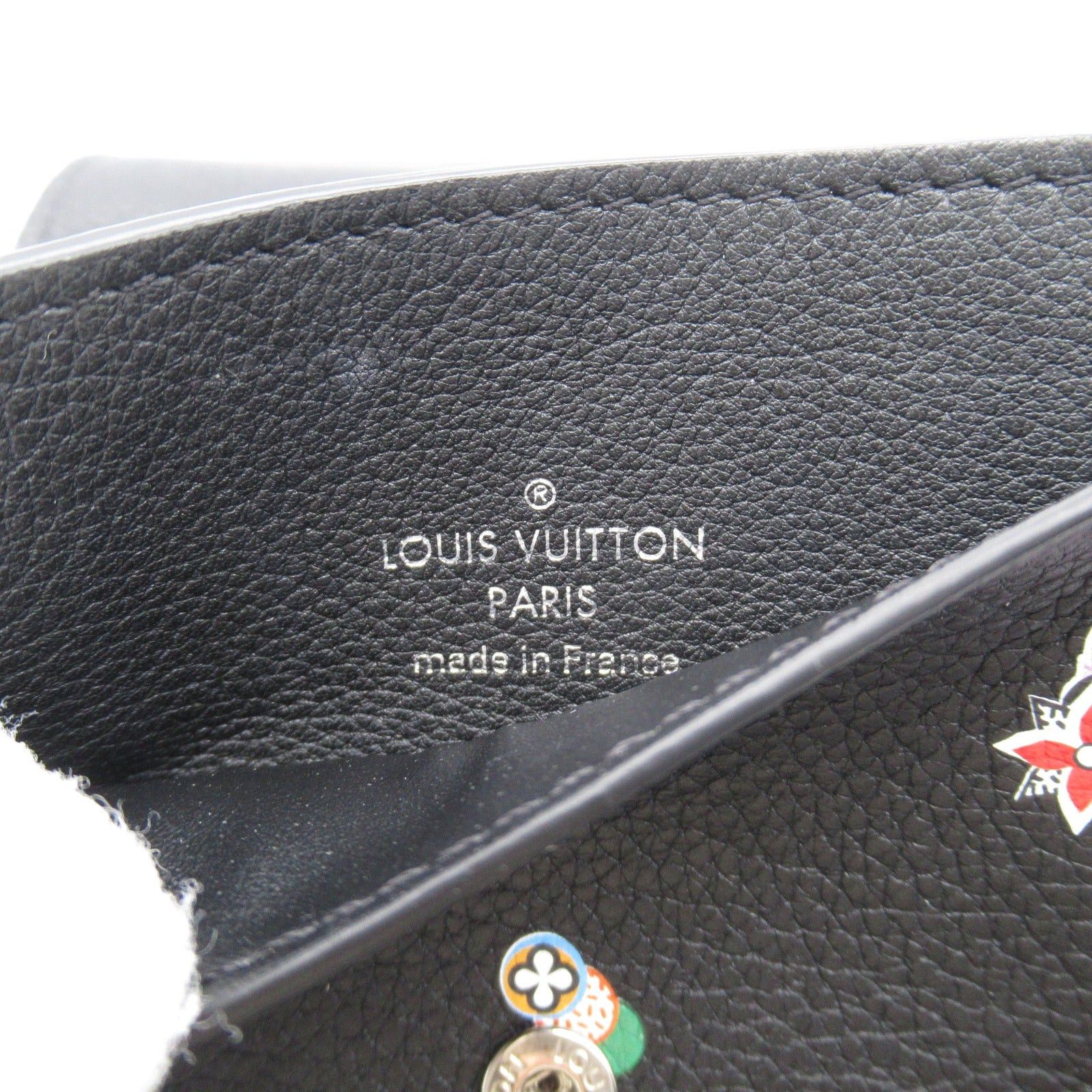 Louis Vuitton Louis Vuitton Portofeuil Rock Me Compact Double Hook Wallet Leather Taurillon Black Noir Size ONE SIZE - 7 Thumbnail