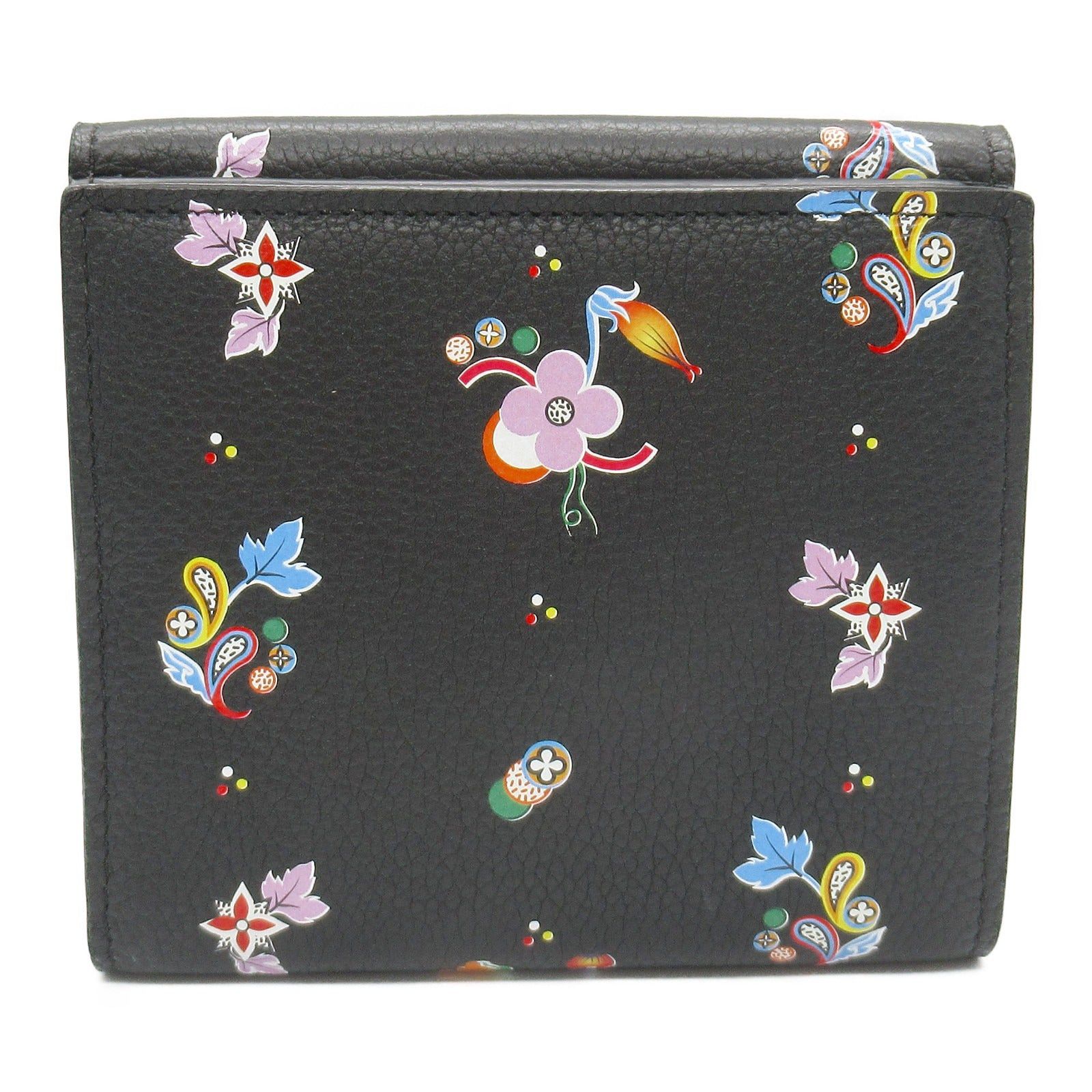 Louis Vuitton Louis Vuitton Portofeuil Rock Me Compact Double Hook Wallet Leather Taurillon Black Noir Size ONE SIZE - 2 Thumbnail