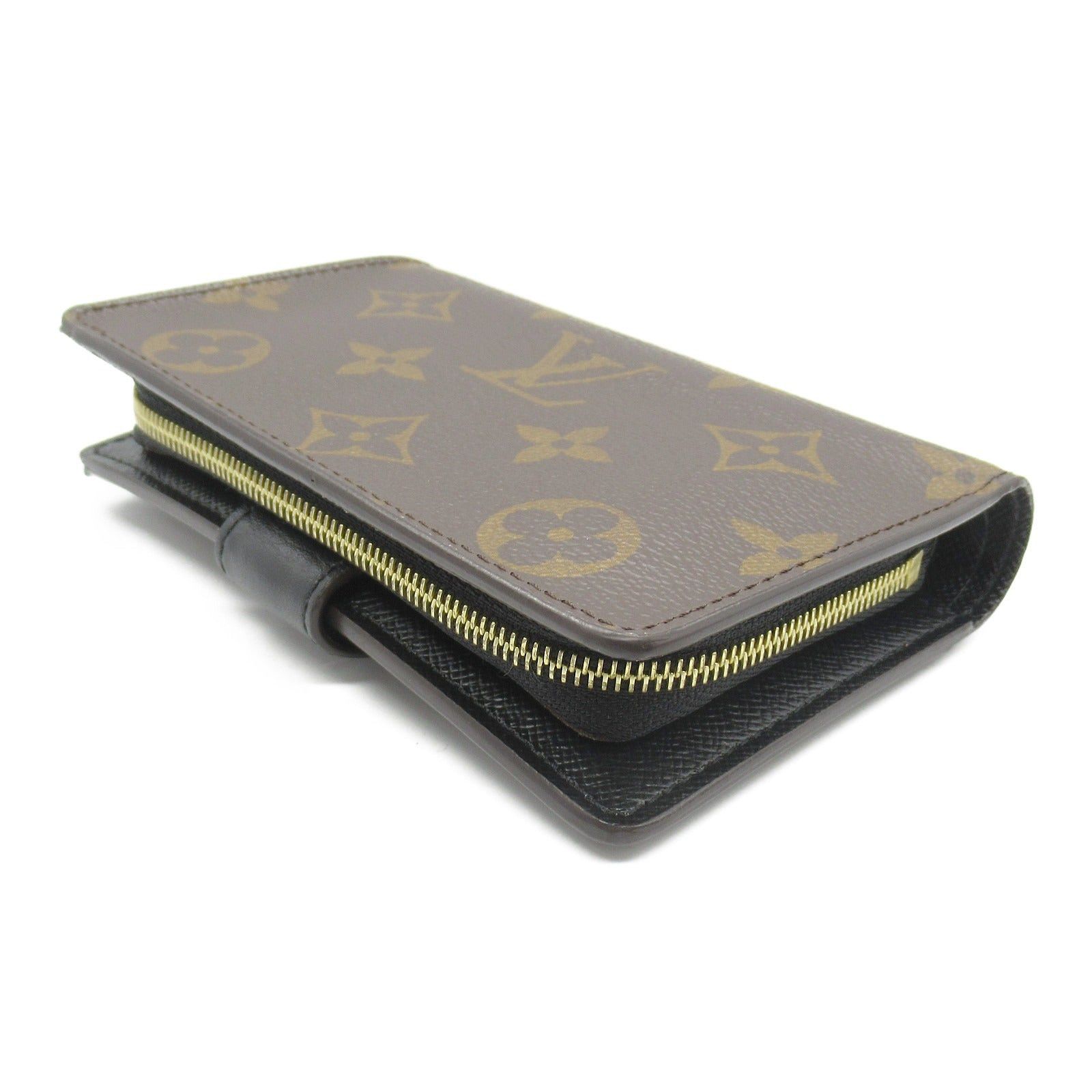 Louis Vuitton Louis Vuitton Juliet Wallet Bi-Fold Coated Canvas Monogram Reverse Brown Size ONE SIZE - 4 Thumbnail