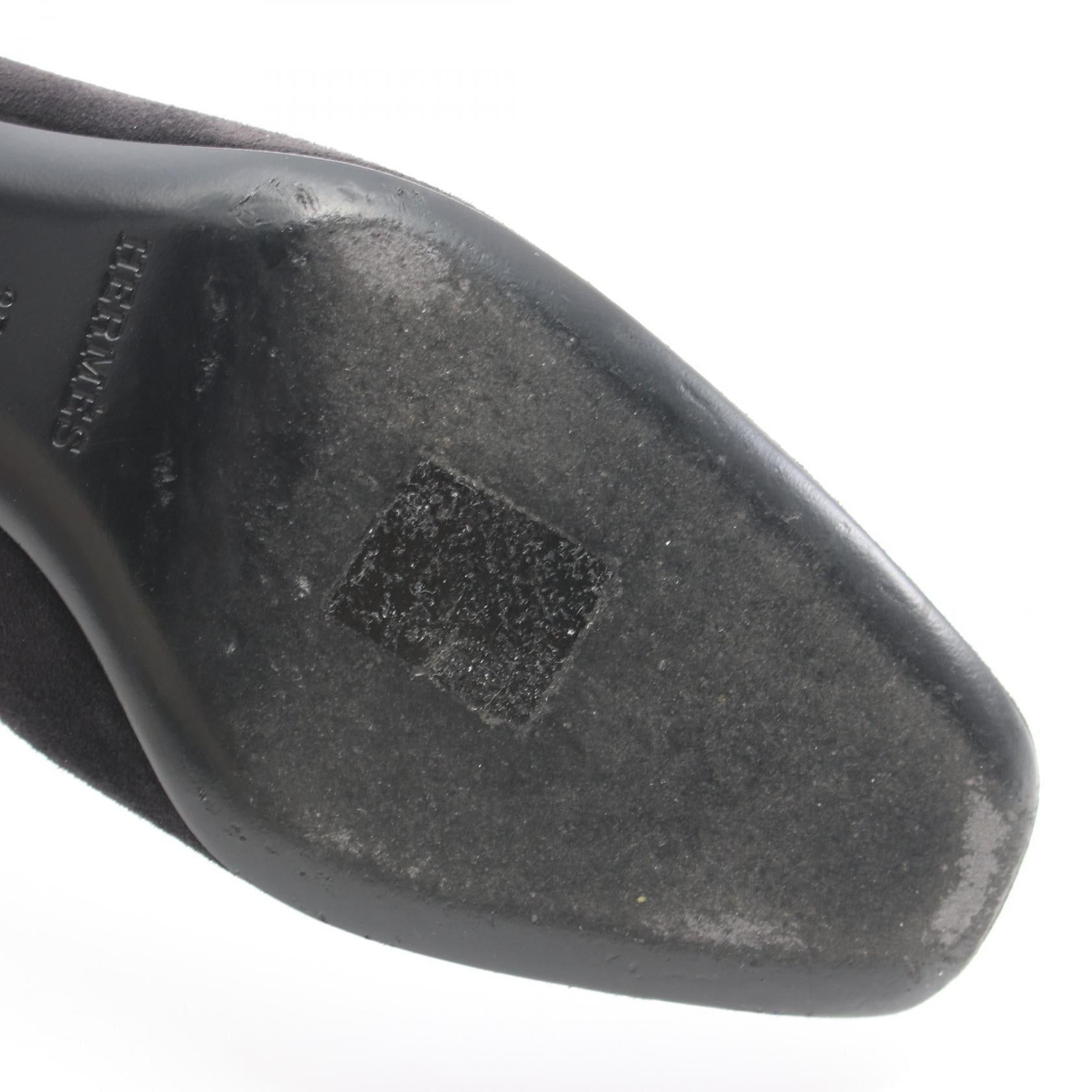 Hermes Hermes Girly 60 Pumps Suede Black Size ONE SIZE - 10 Thumbnail