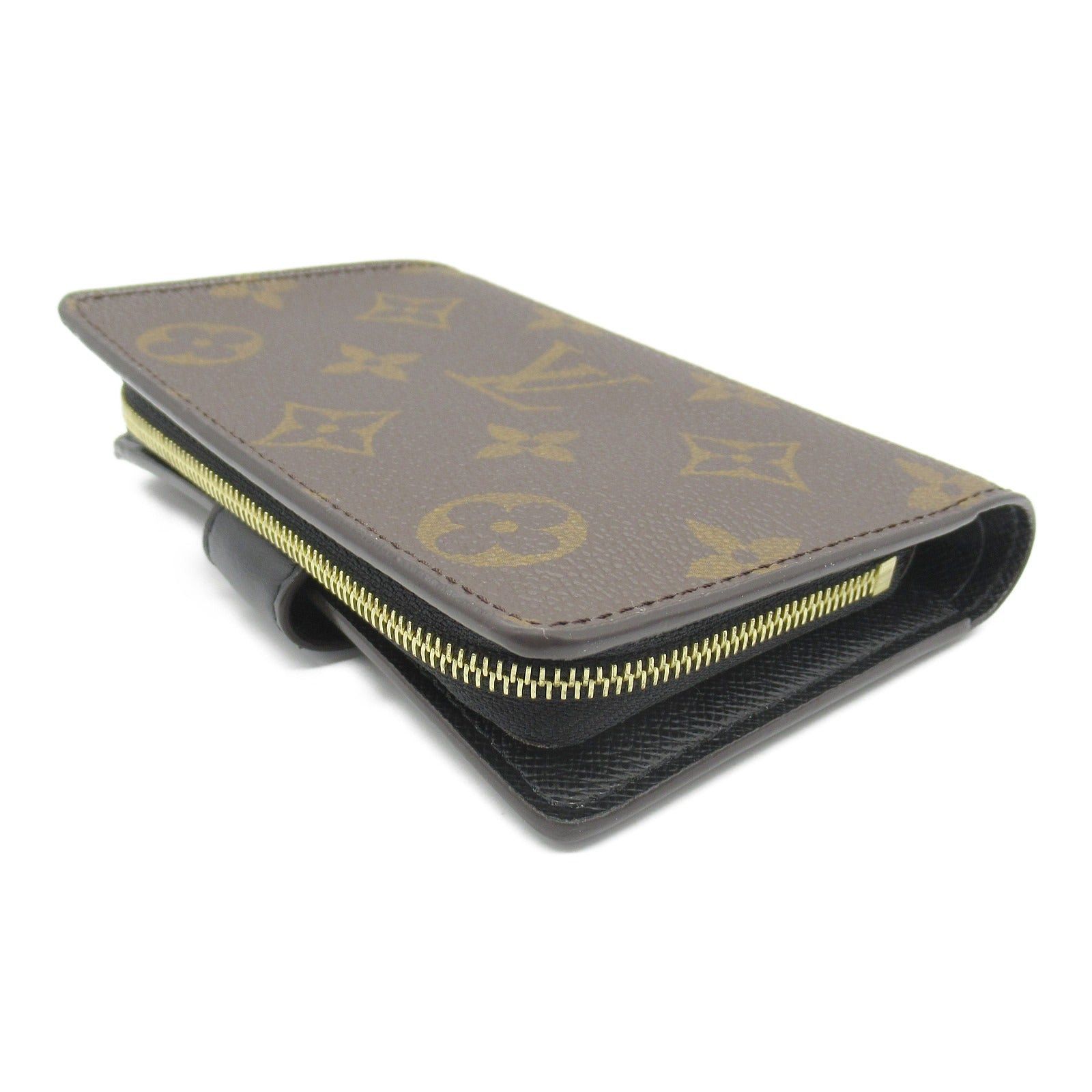 Louis Vuitton Louis Vuitton Juliet Wallet Round Zipper Coated Canvas Monogram Reverse Brown Size ONE SIZE - 4 Thumbnail