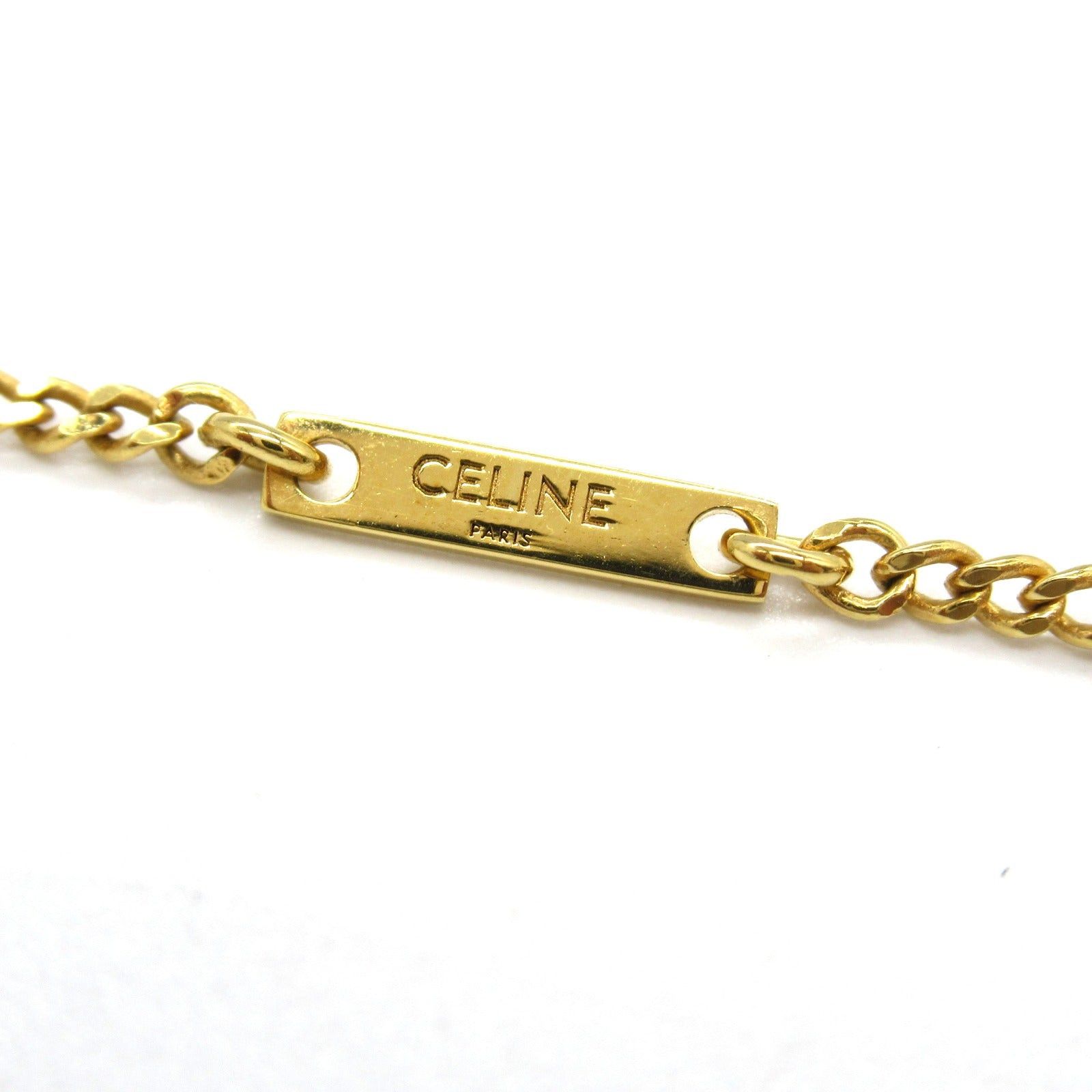 Celine Celine Separable Long Chain Necklace Gp (Gold Plated) Gold Size ONE SIZE - 4 Thumbnail