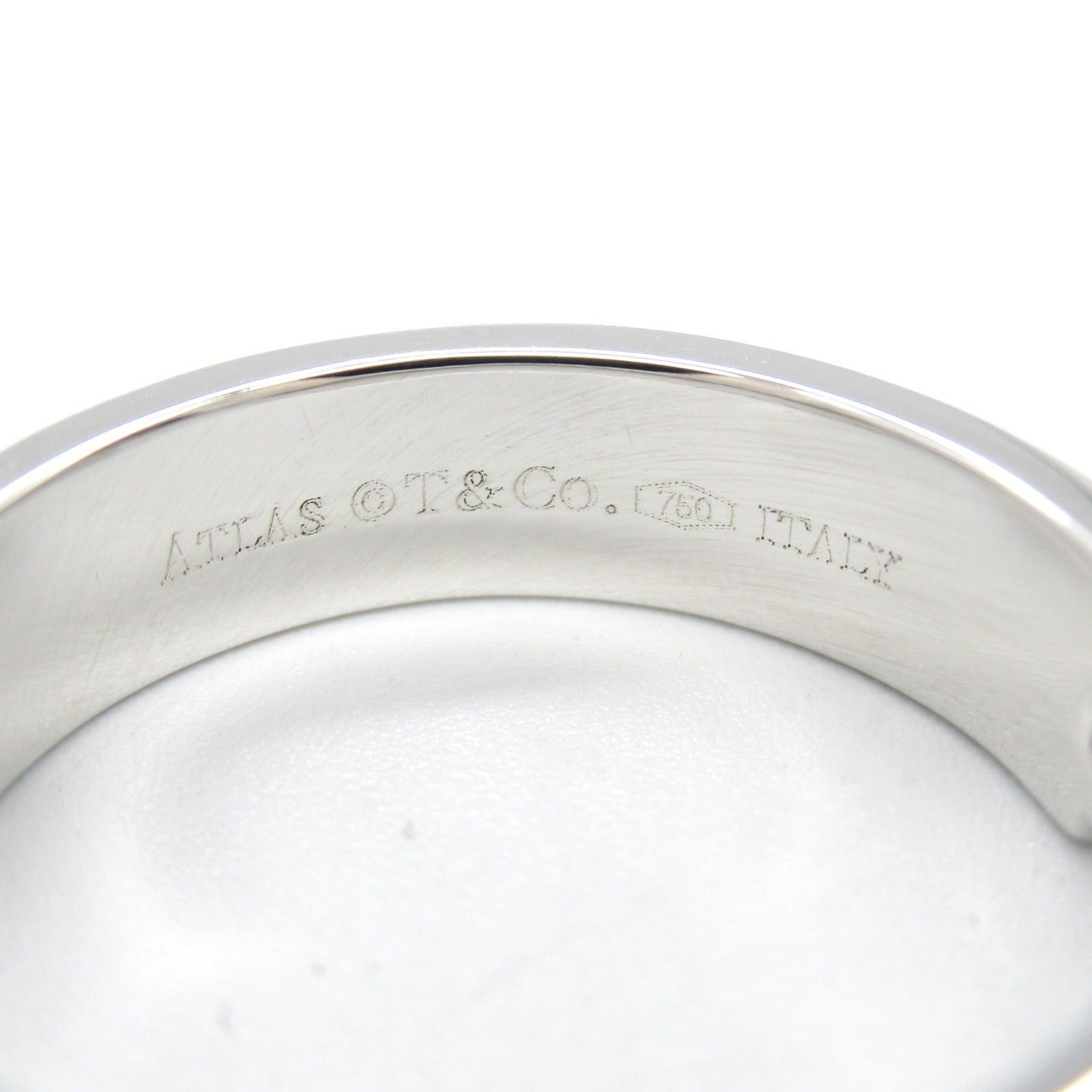 Tiffany & Co. Tiffany Co Atlas 3P Diamond Ring K18Wg (White Gold) Clear Size ONE SIZE - 4 Thumbnail