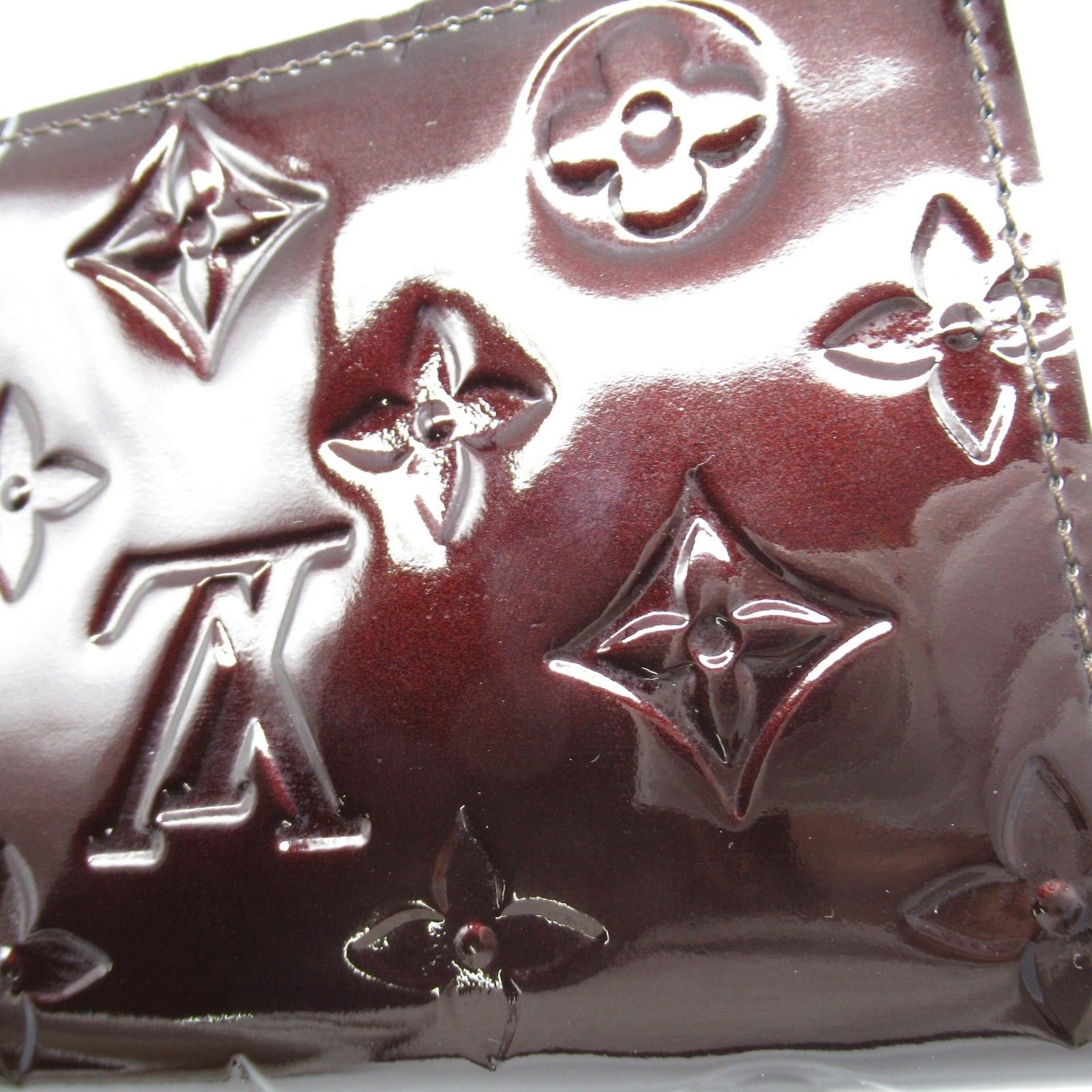 Louis Vuitton Louis Vuitton Portefeuille Viennois Bi-Fold Wallet Enamel Vernis Brown Amarante Size ONE SIZE - 8 Thumbnail
