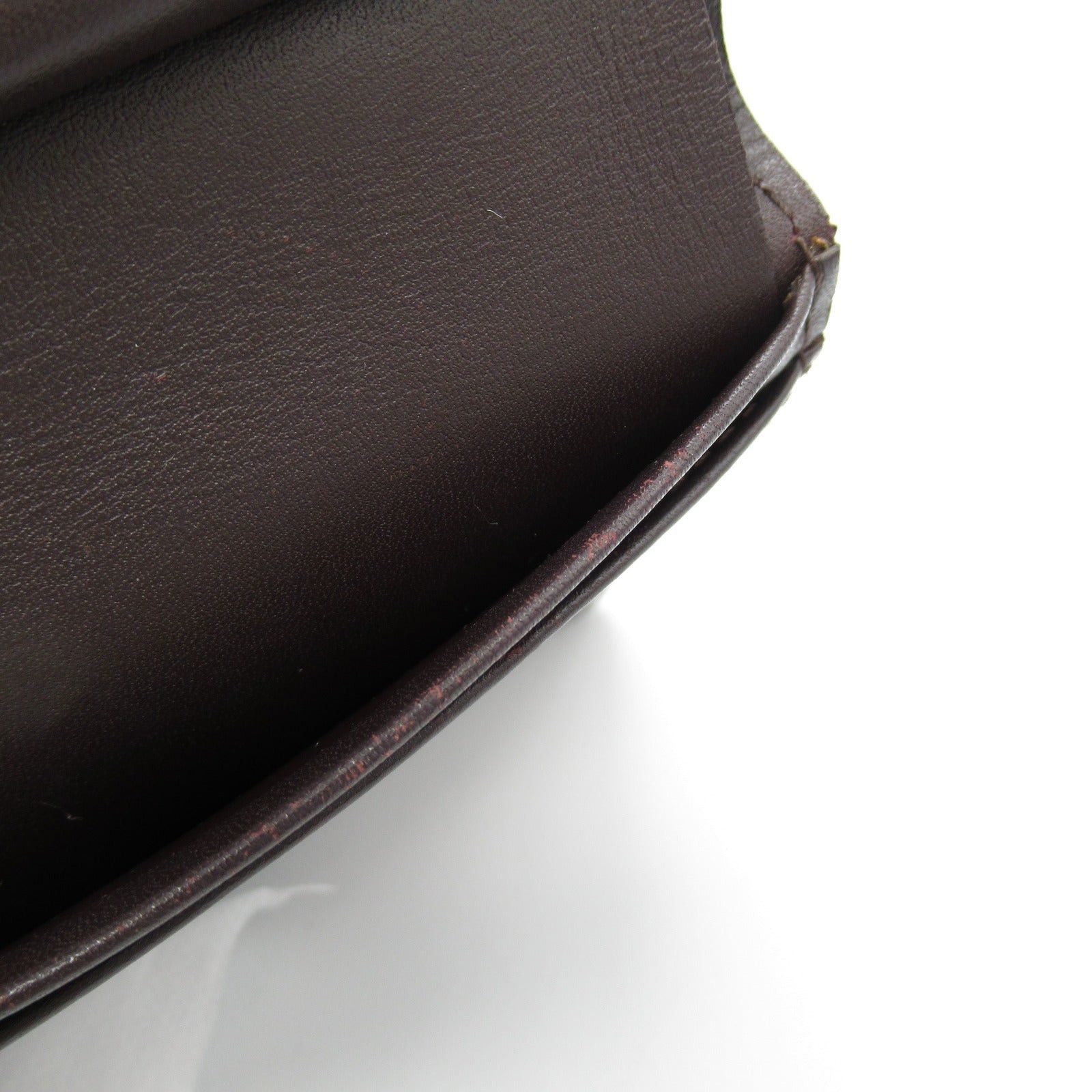 Louis Vuitton Louis Vuitton Portefeuille Viennois Bi-Fold Wallet Enamel Vernis Brown Amarante Size ONE SIZE - 7 Thumbnail