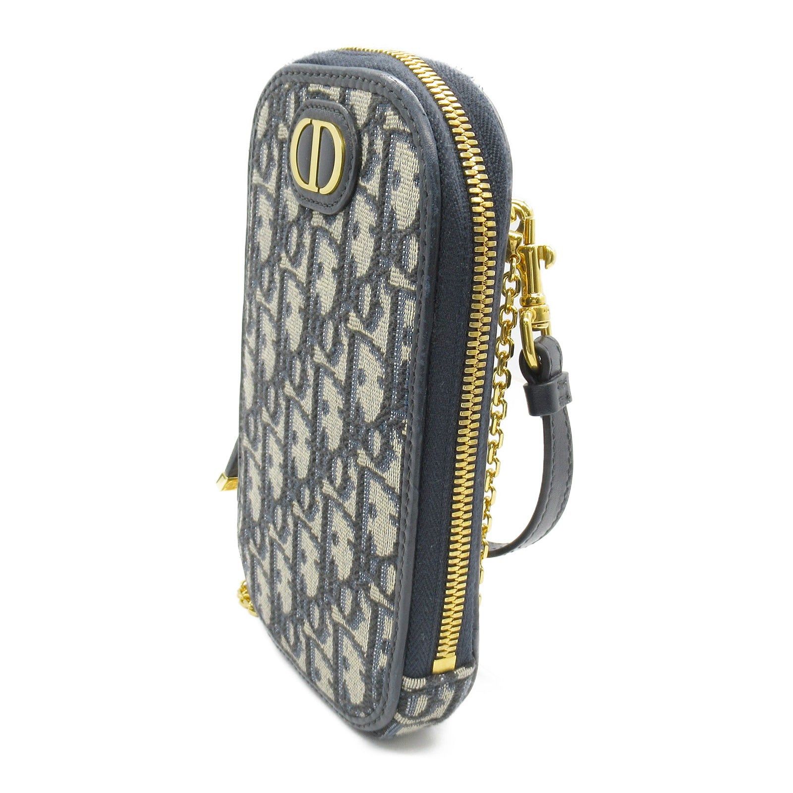 Dior Dior Phone Chain Shoulder Bag Others Jacquard Navy Size ONE SIZE - 3 Thumbnail