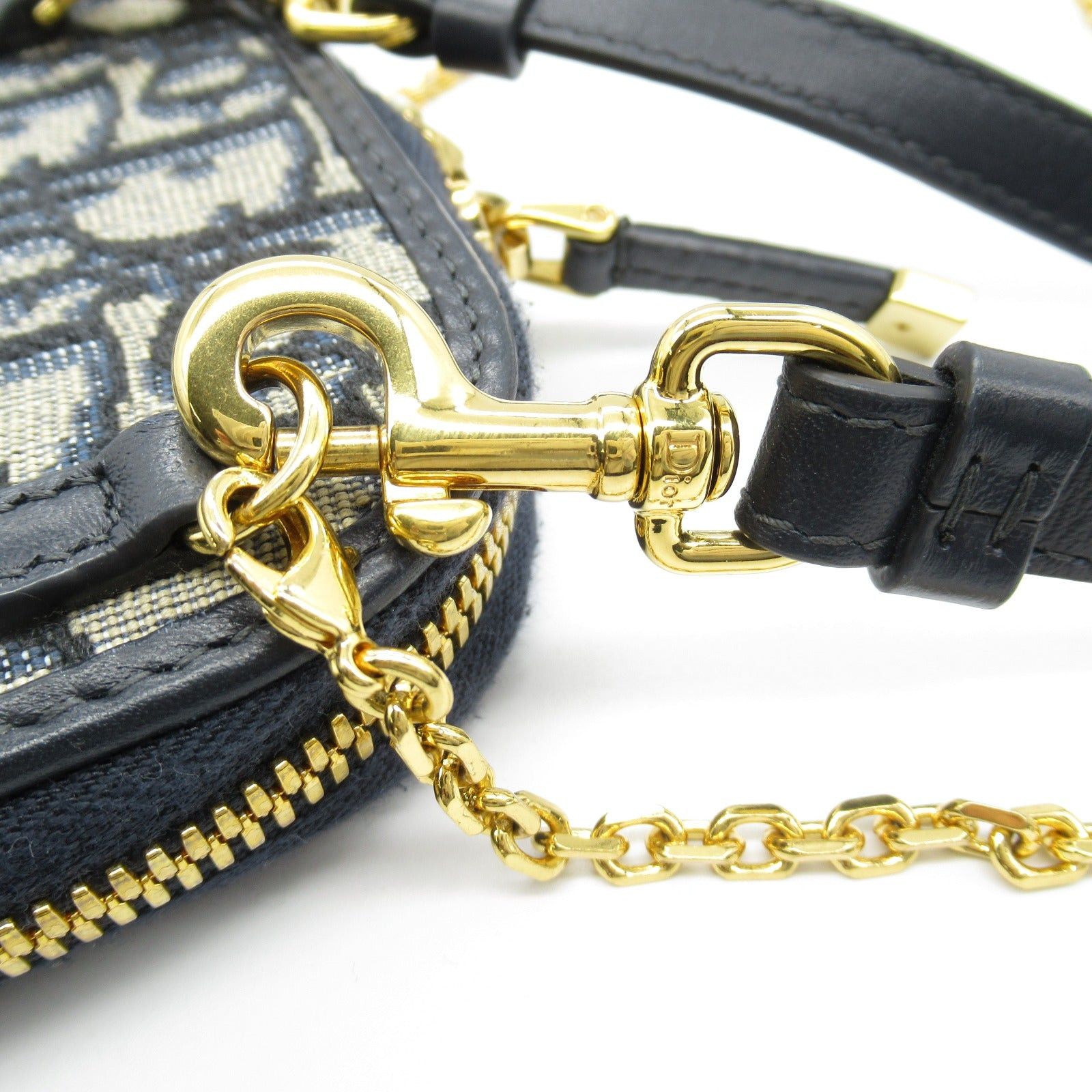Dior Dior Phone Chain Shoulder Bag Others Jacquard Navy Size ONE SIZE - 10 Thumbnail