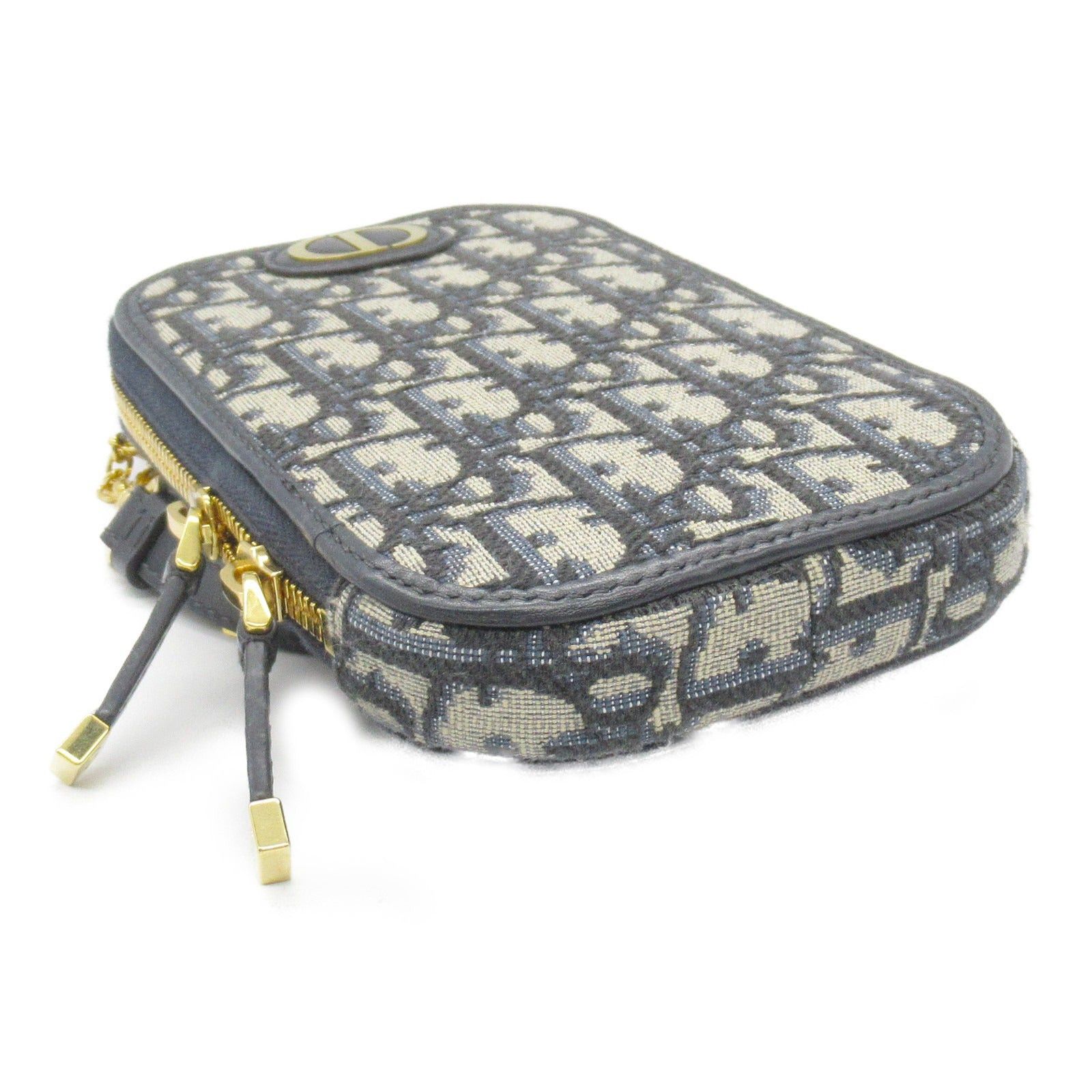 Dior Dior Phone Chain Shoulder Bag Others Jacquard Navy Size ONE SIZE - 4 Thumbnail