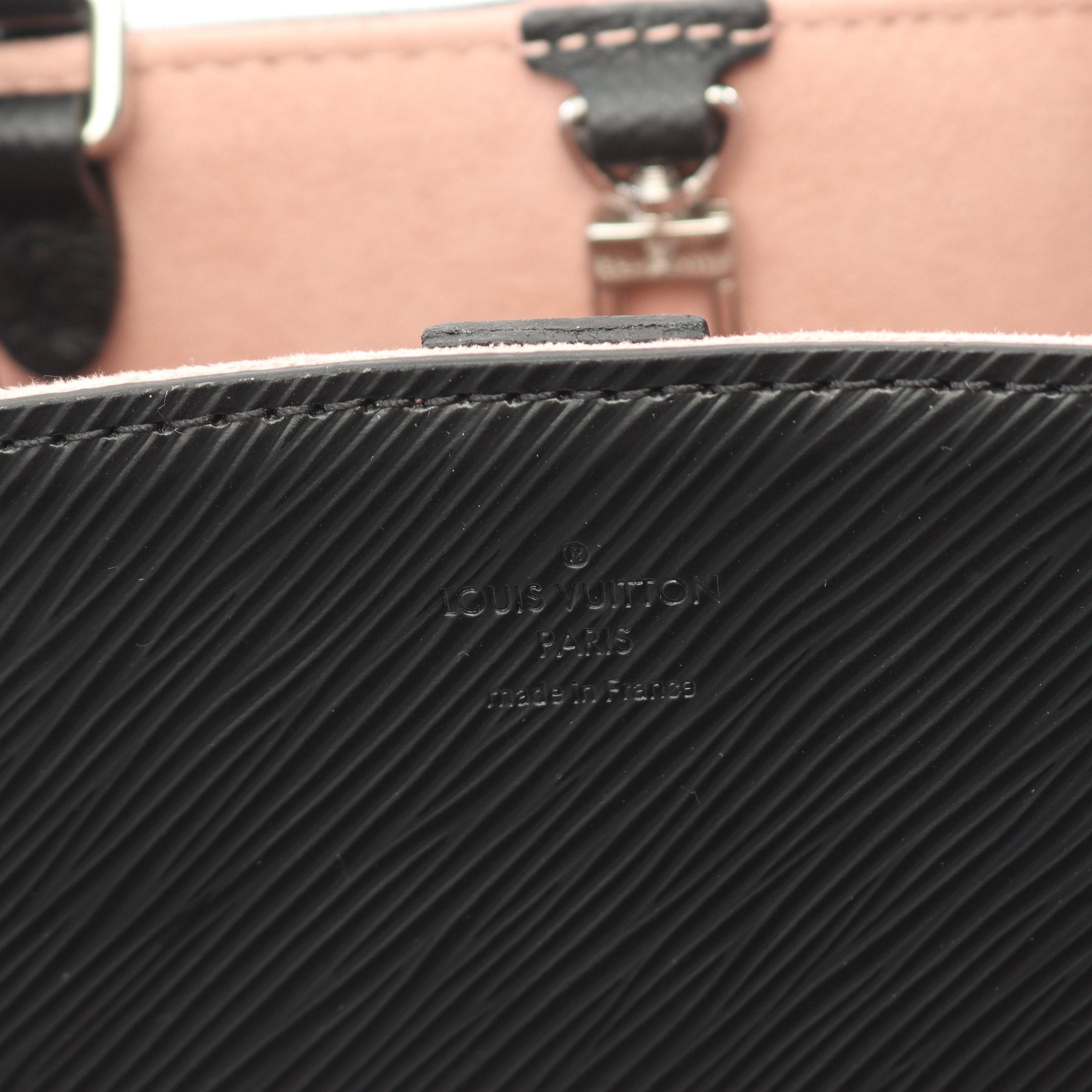 Louis Vuitton Louis Vuitton Marel Tote Mm Epi Noir Handbag Leather Black Size ONE SIZE - 4 Thumbnail