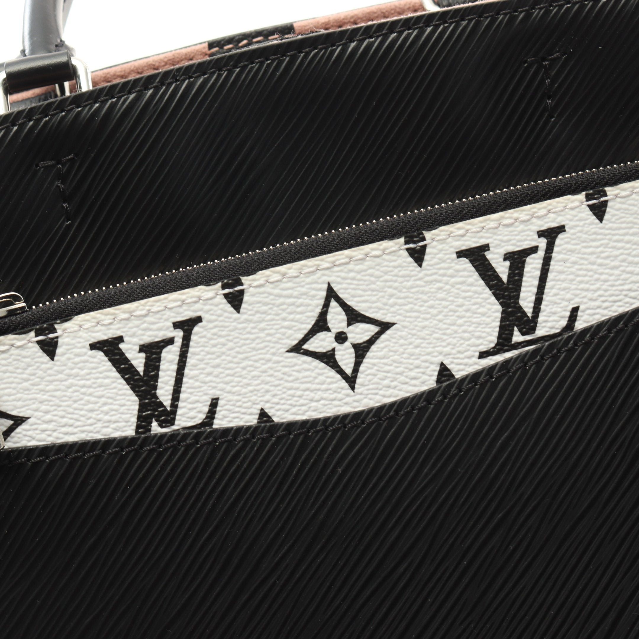 Louis Vuitton Louis Vuitton Marel Tote Mm Epi Noir Handbag Leather Black Size ONE SIZE - 6 Thumbnail