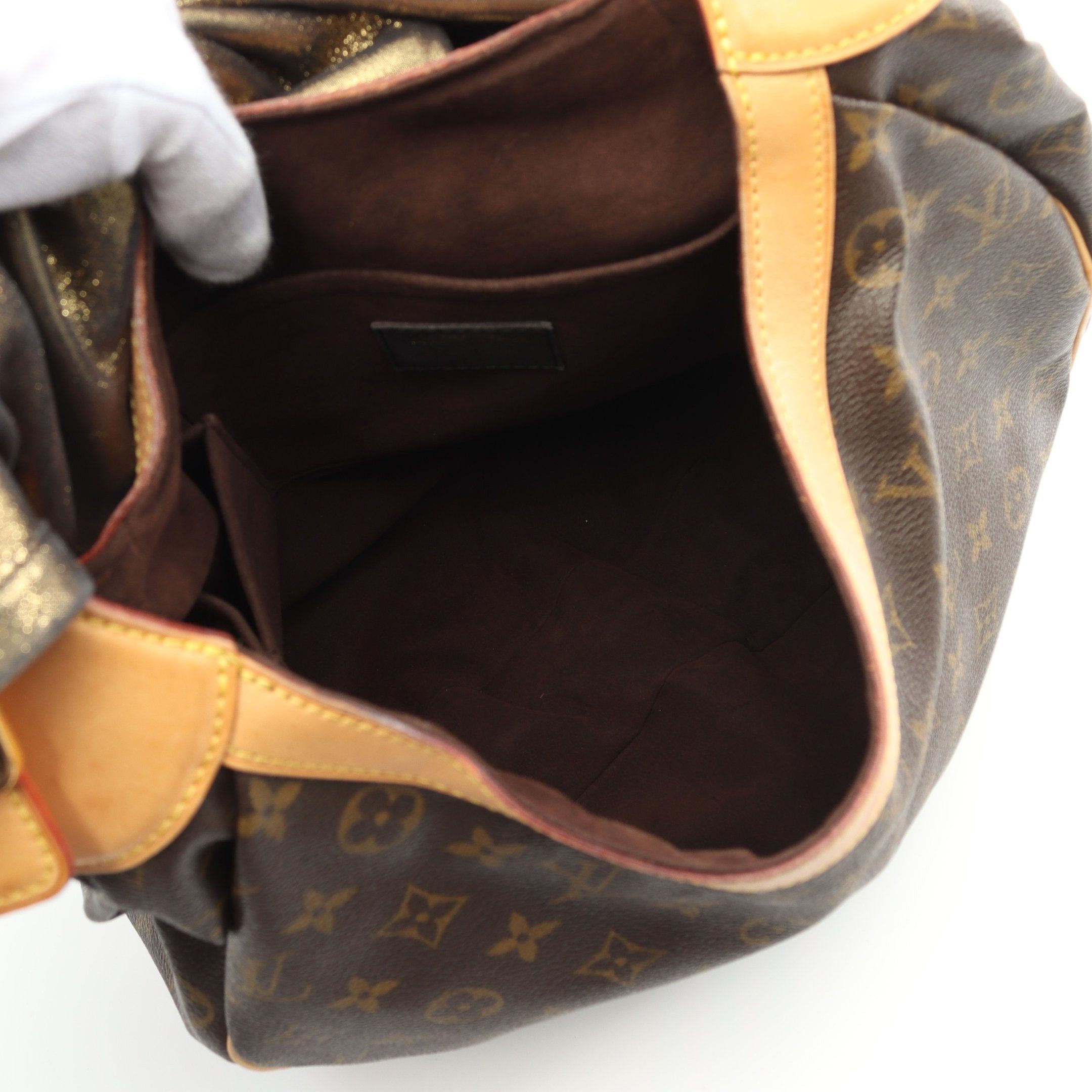 Louis Vuitton Louis Vuitton Kalahari Gm Monogram One Shoulder Bag Leather Brown Size ONE SIZE - 3 Thumbnail