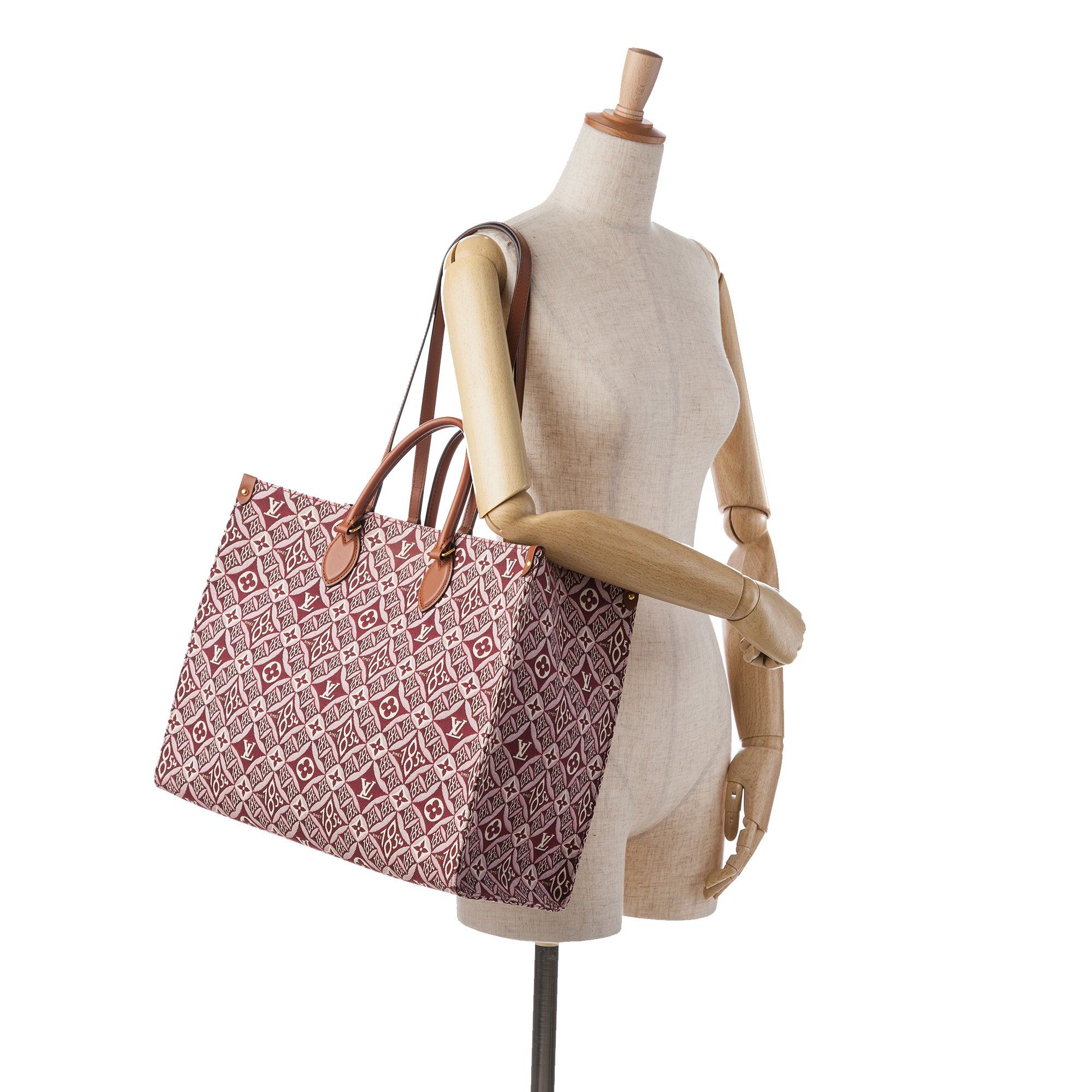 Louis Vuitton Louis Vuitton Monogram Since 1854 Onthego GM Red Size ONE SIZE - 9 Thumbnail