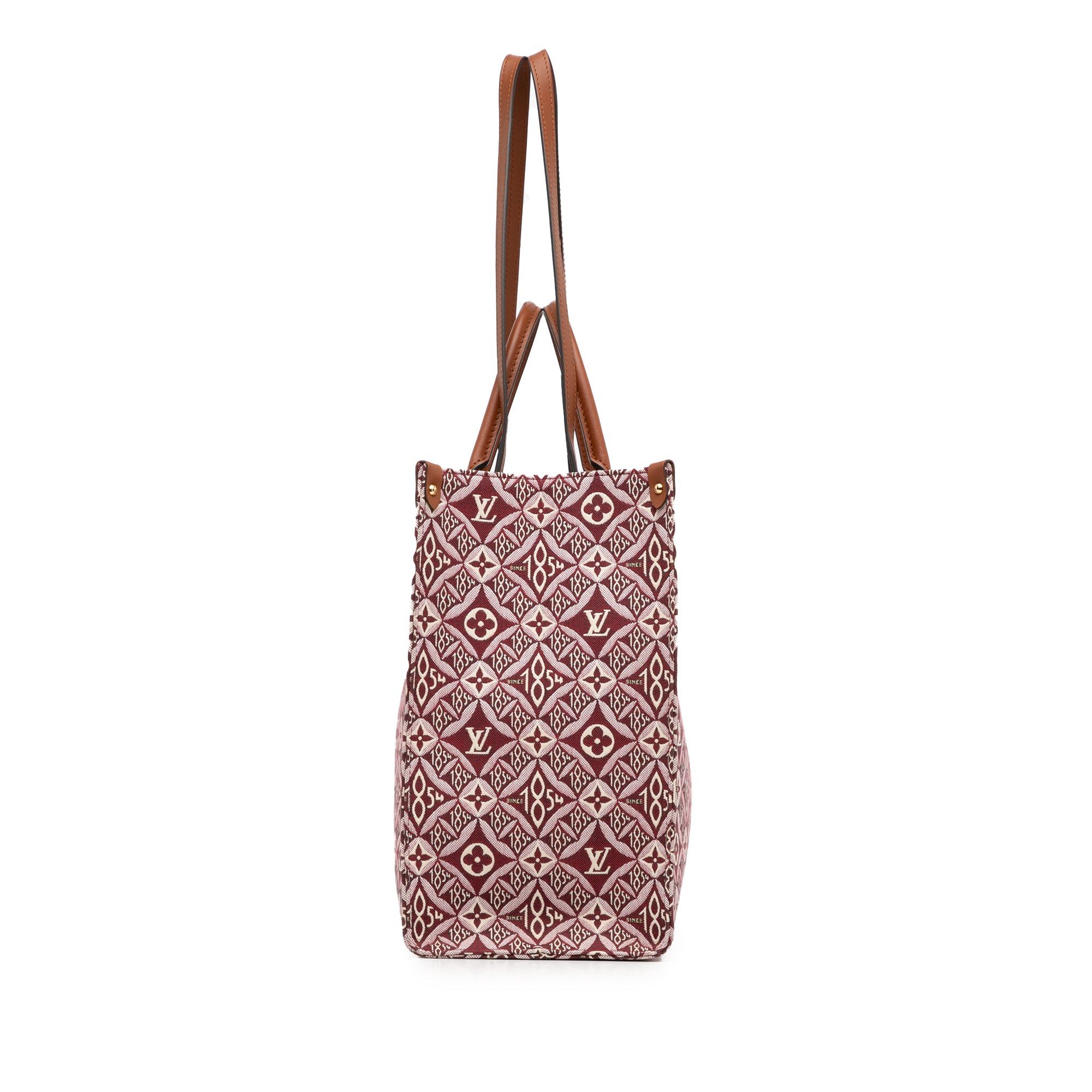 Louis Vuitton Louis Vuitton Monogram Since 1854 Onthego GM Red Size ONE SIZE - 3 Thumbnail