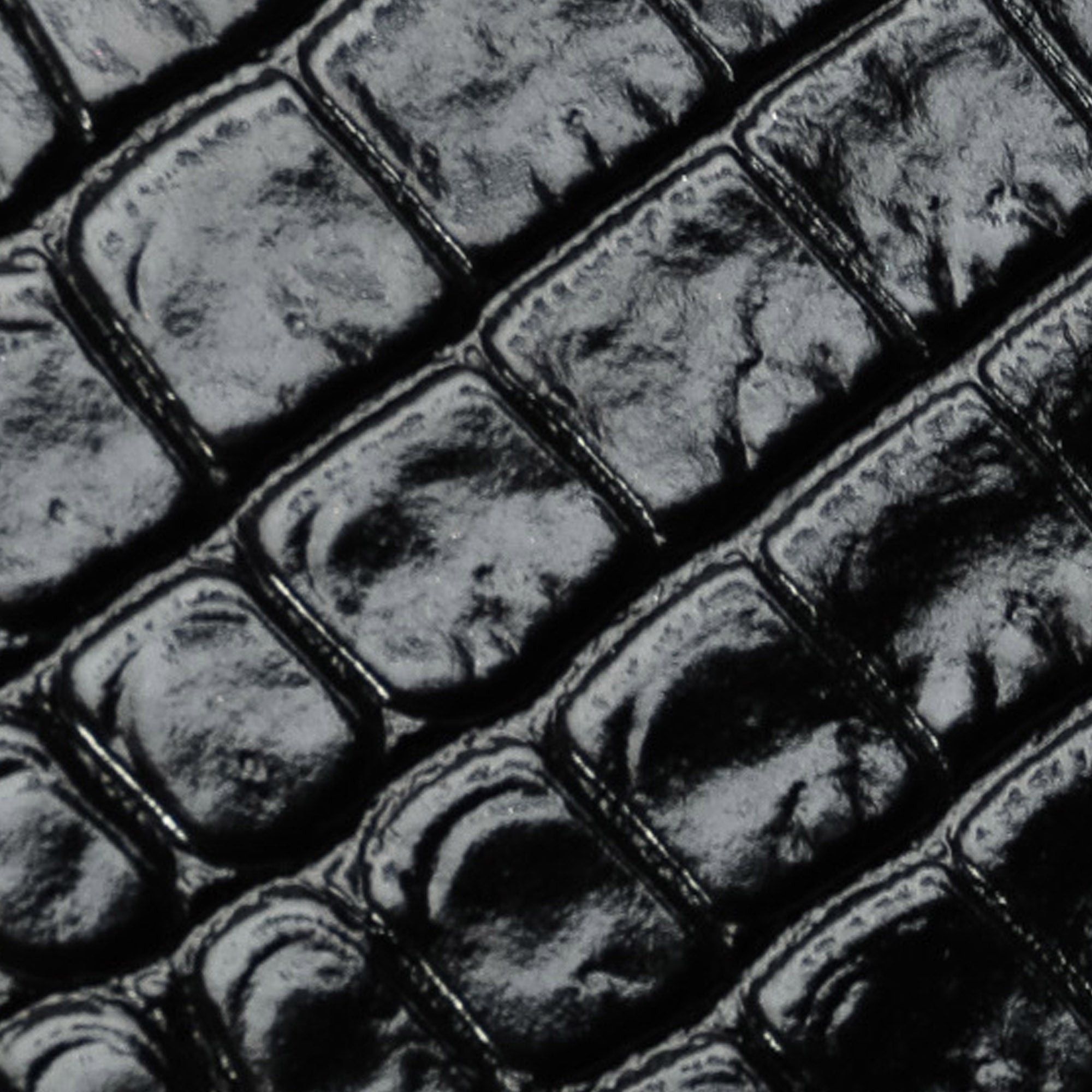 Saint Laurent Paris Saint Laurent Medium Crocodile Embossed Cassandra Top Handle Bag Black Size ONE SIZE - 9 Thumbnail