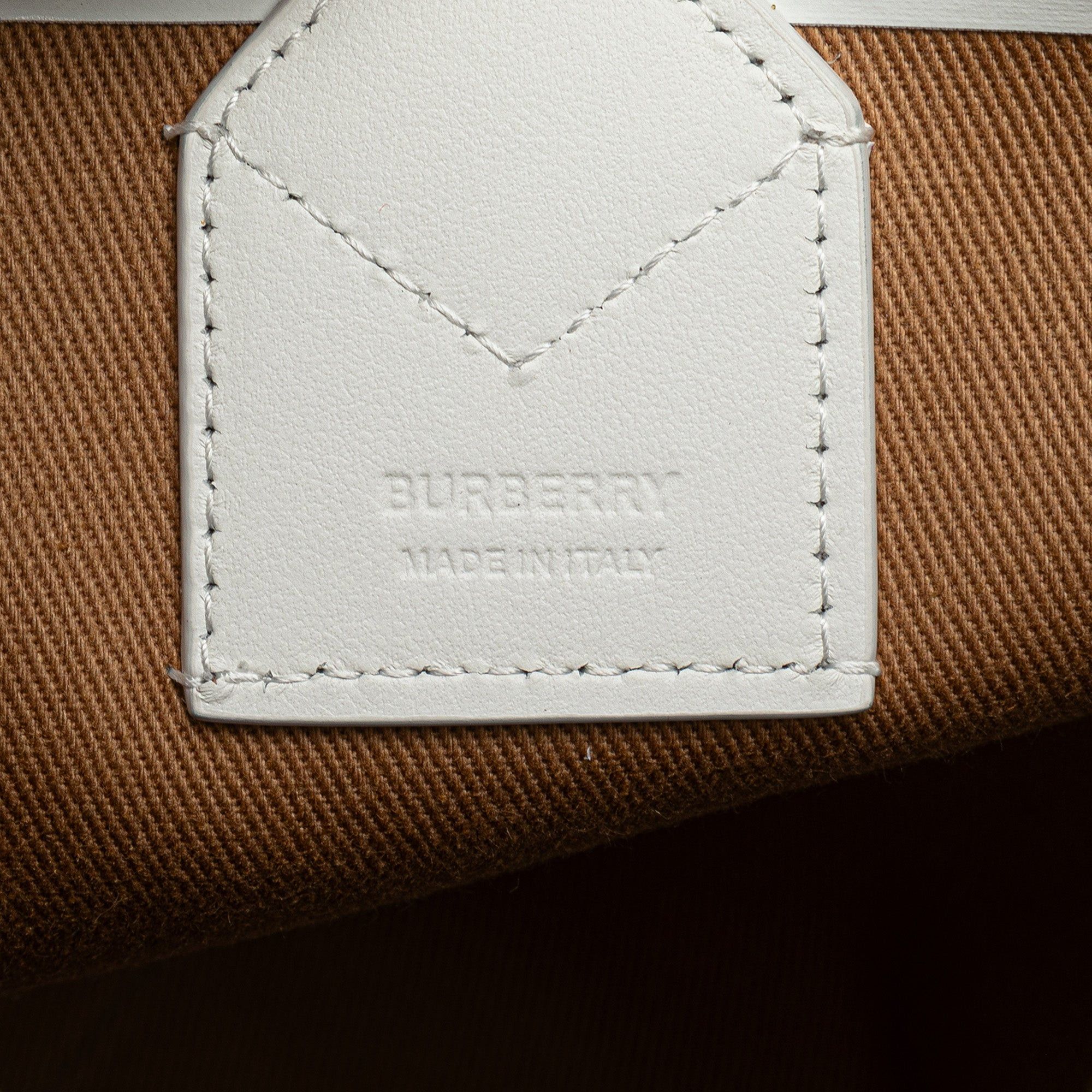Burberry Burberry Mini House Check Canvas London Tote Brown Size ONE SIZE - 6 Thumbnail
