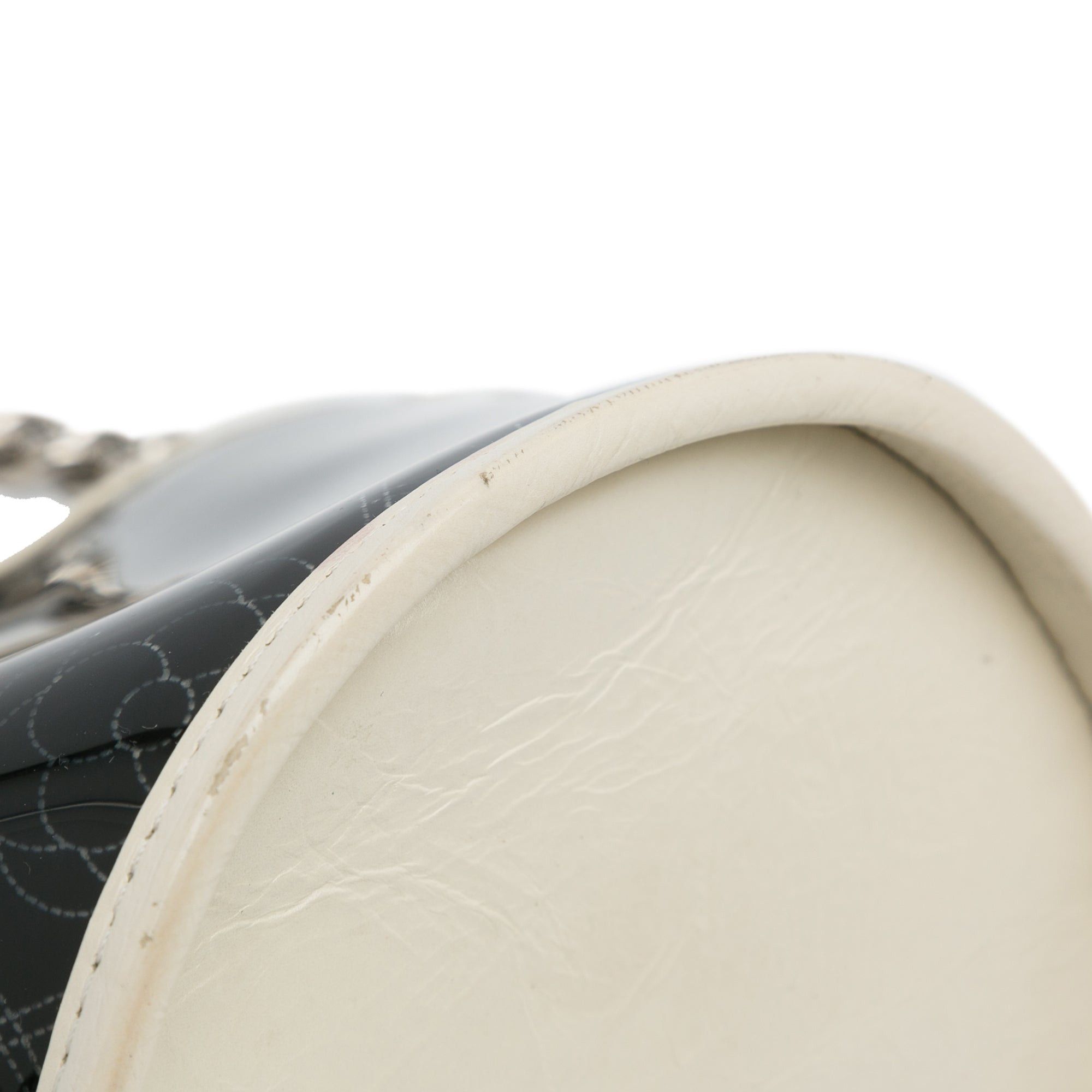 Chanel Chanel Crumpled Calfskin PVC Camellia Bucket Black Size ONE SIZE - 10 Thumbnail