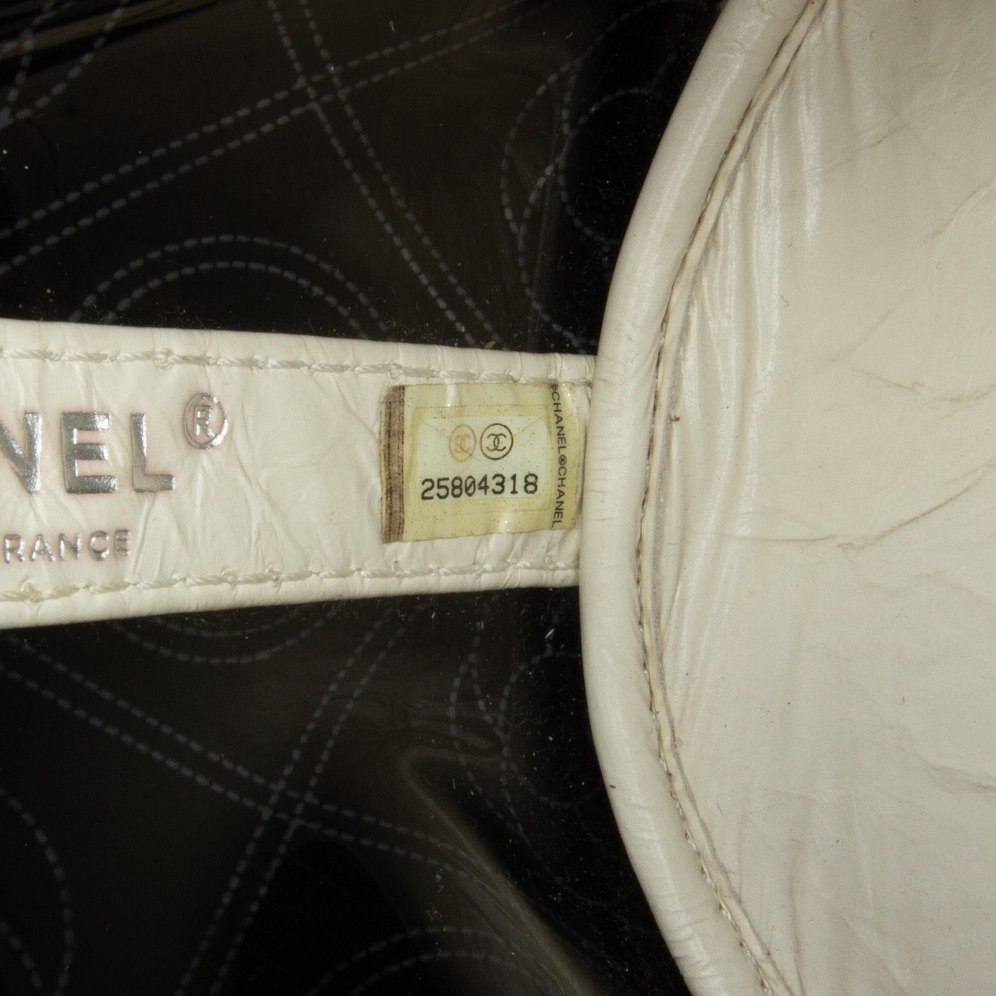 Chanel Chanel Crumpled Calfskin PVC Camellia Bucket Black Size ONE SIZE - 9 Thumbnail