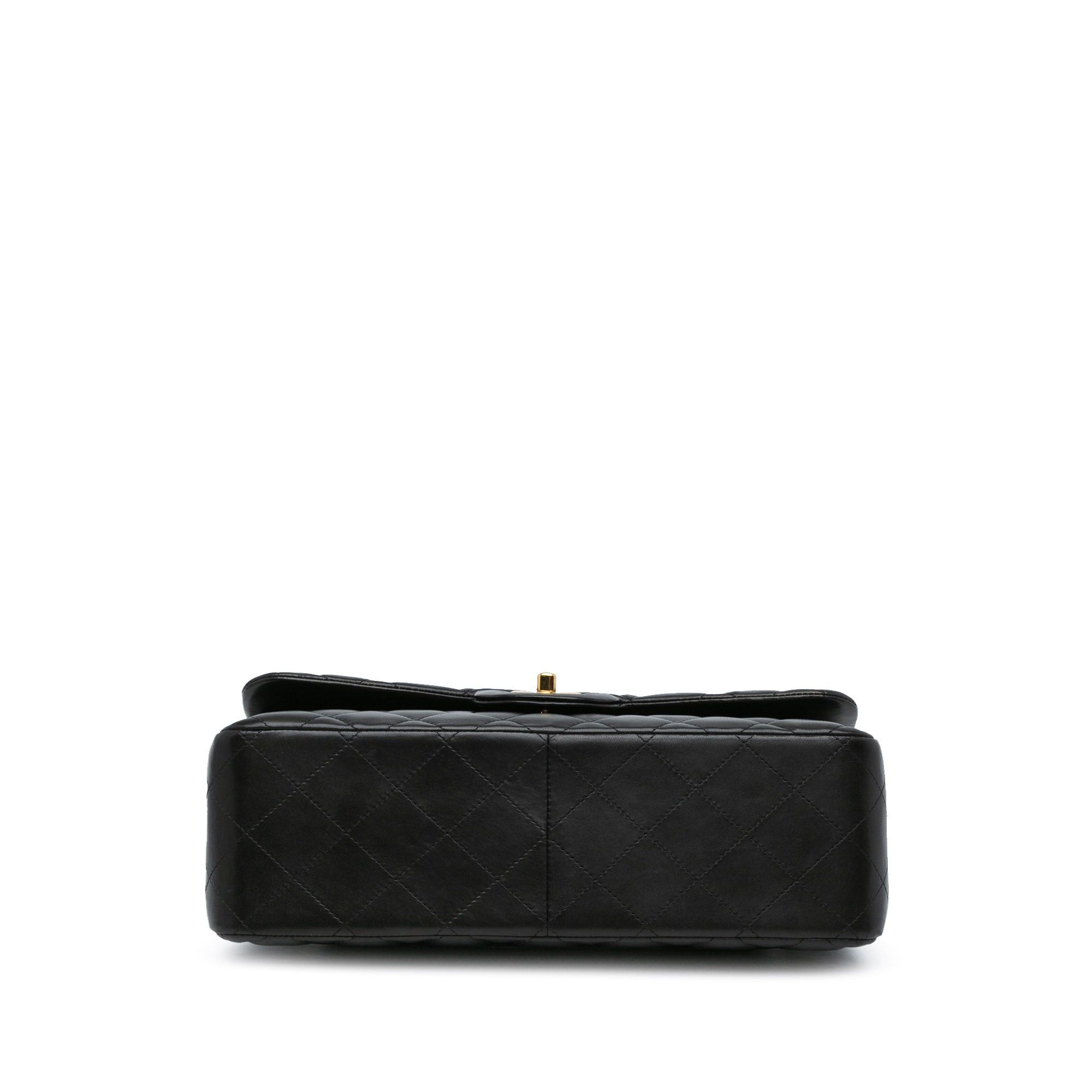 Chanel Chanel Jumbo Classic Lambskin Double Flap Black Size ONE SIZE - 3 Thumbnail