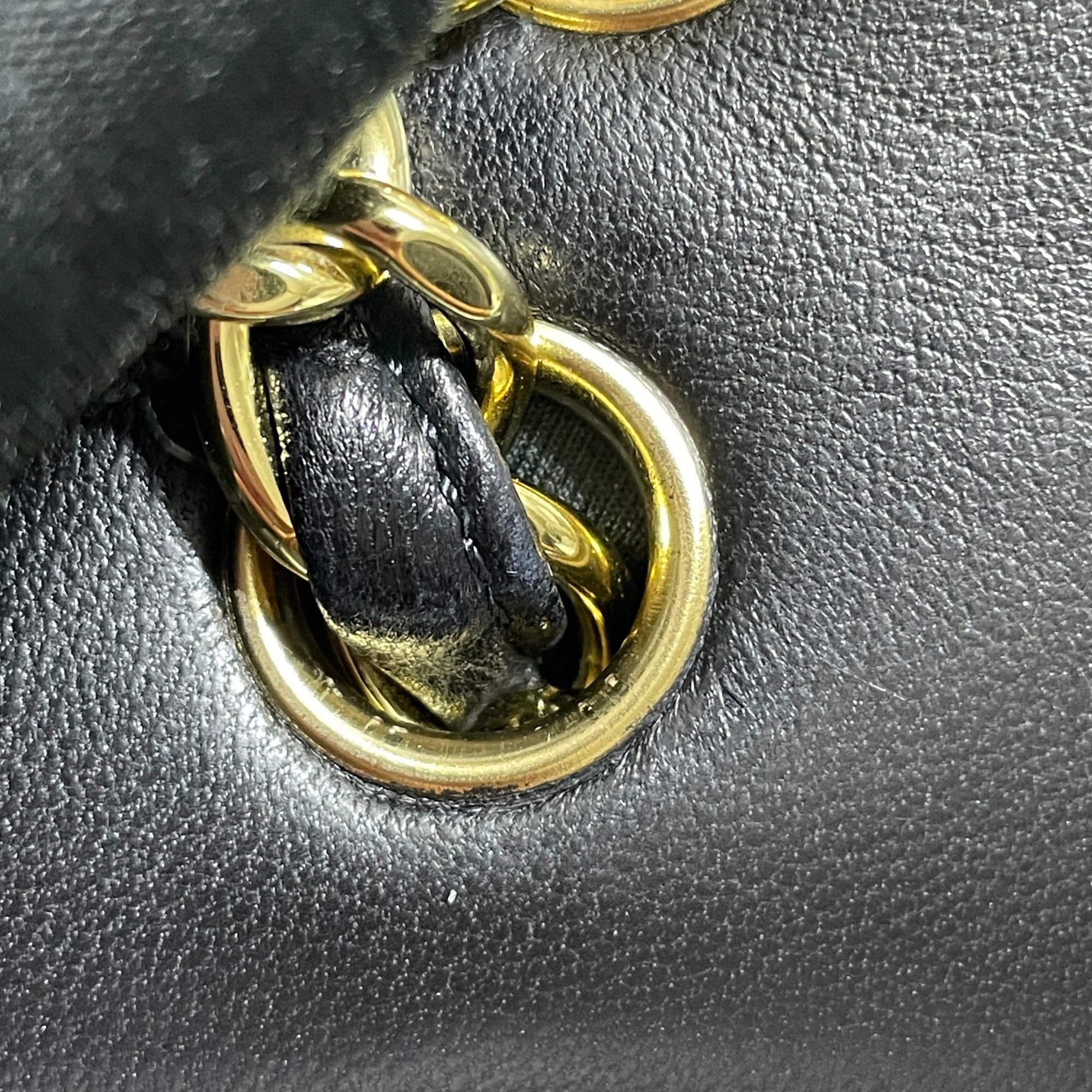 Chanel Chanel Jumbo Classic Lambskin Double Flap Black Size ONE SIZE - 10 Thumbnail