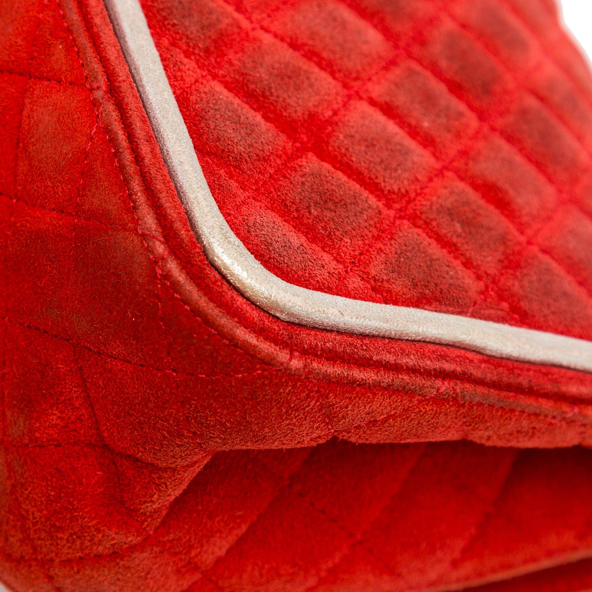 Chanel Chanel Medium Suede Re-issue 2.55 Double Flap Red Size ONE SIZE - 9 Thumbnail