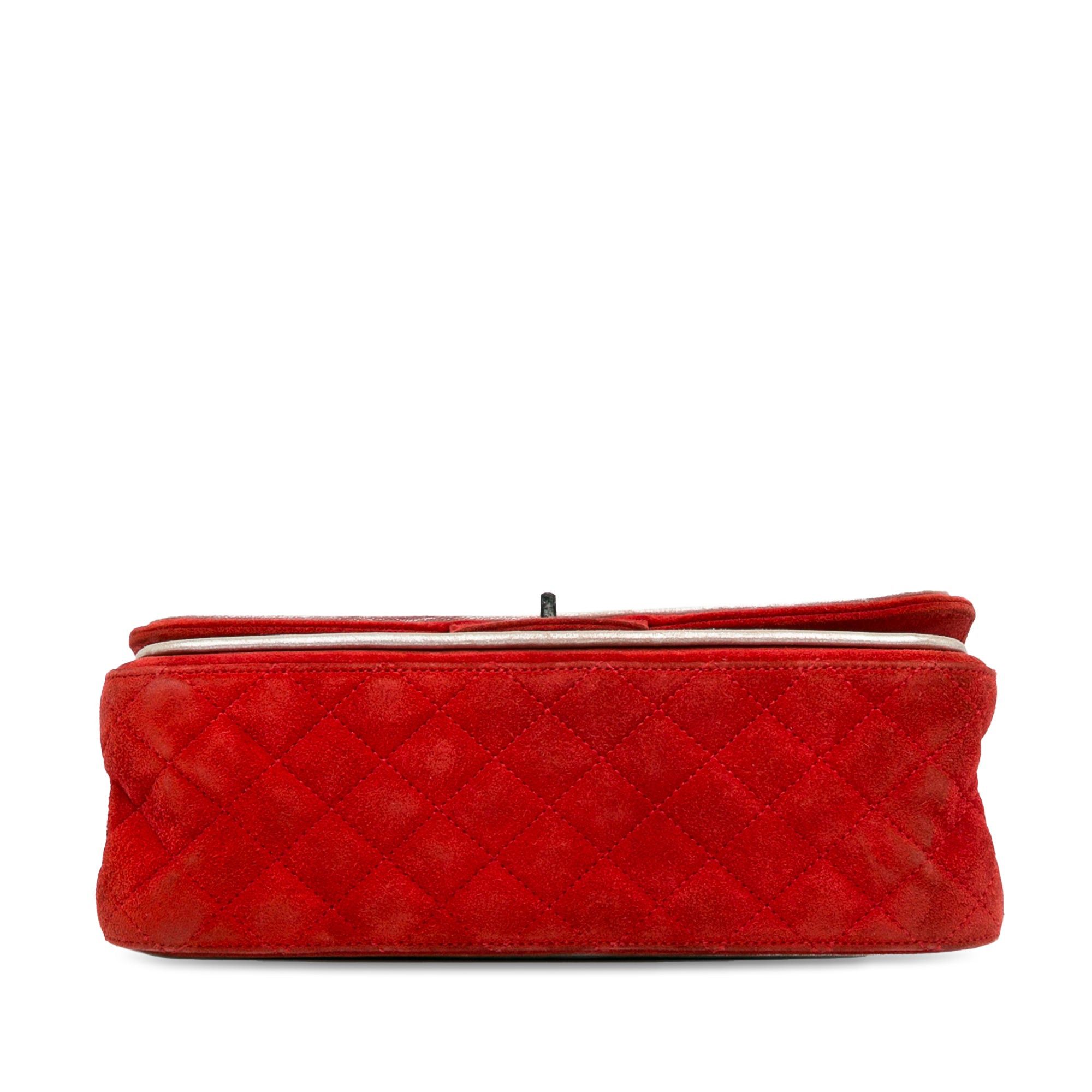 Chanel Chanel Medium Suede Re-issue 2.55 Double Flap Red Size ONE SIZE - 4 Thumbnail