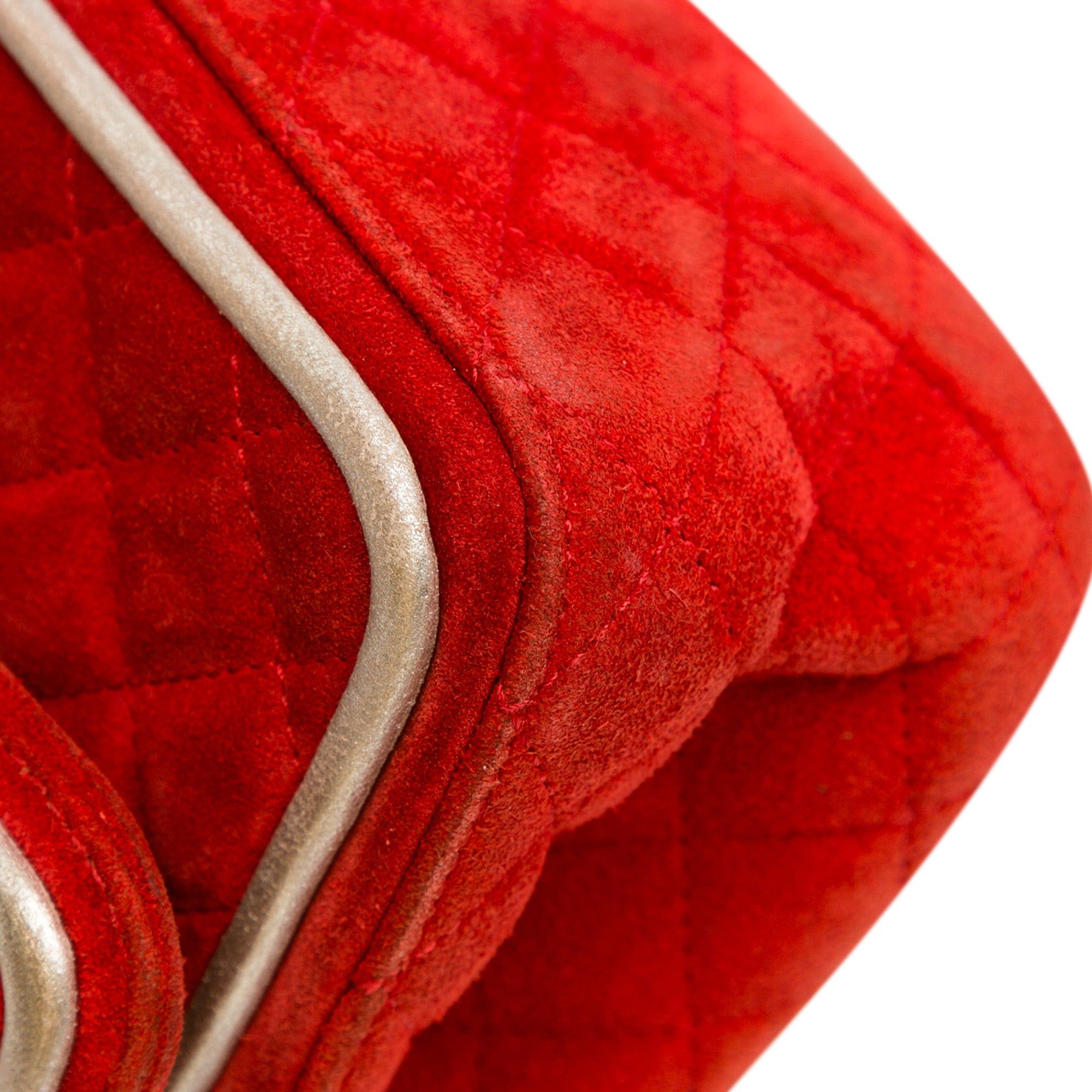 Chanel Chanel Medium Suede Re-issue 2.55 Double Flap Red Size ONE SIZE - 10 Thumbnail