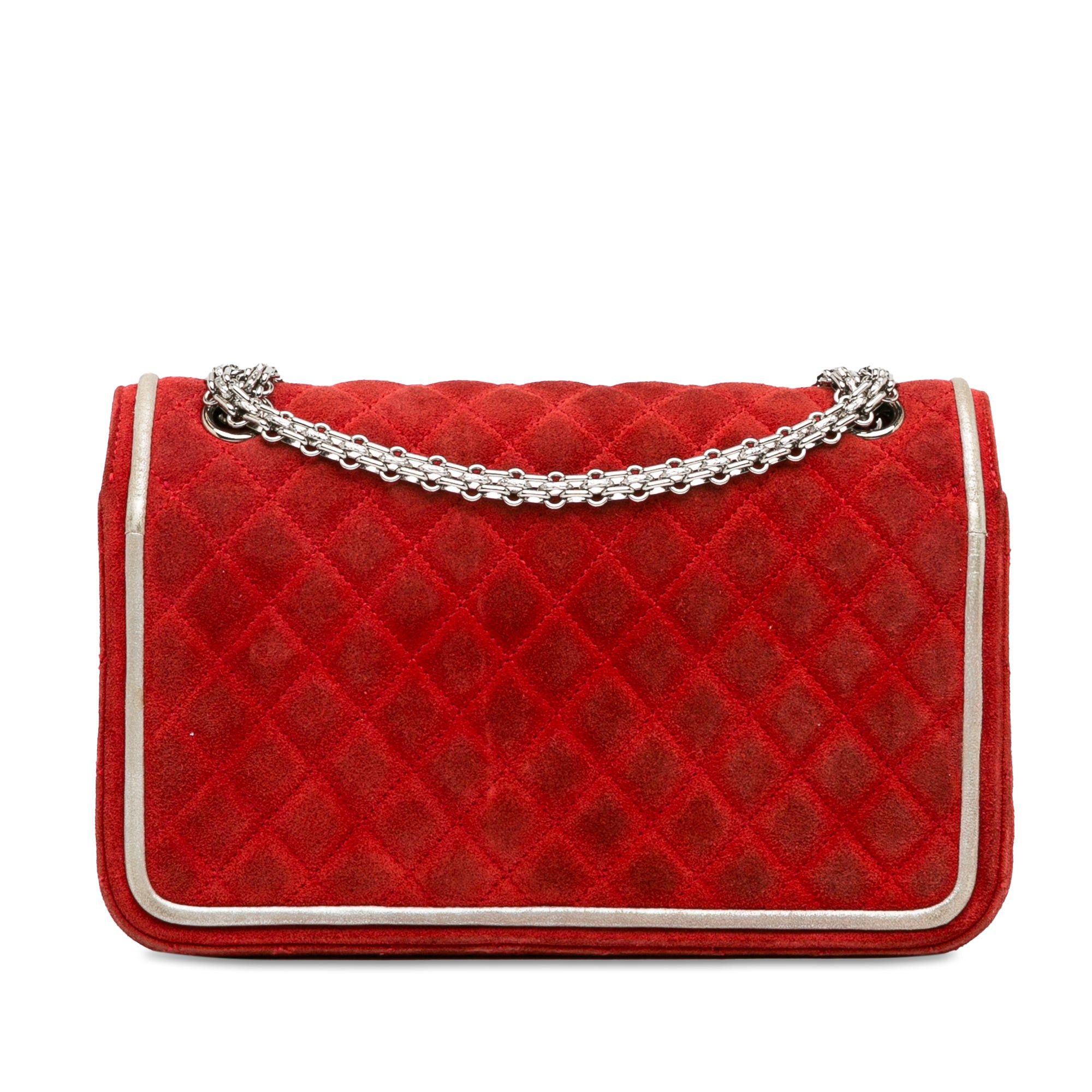 Chanel Chanel Medium Suede Re-issue 2.55 Double Flap Red Size ONE SIZE - 3 Thumbnail
