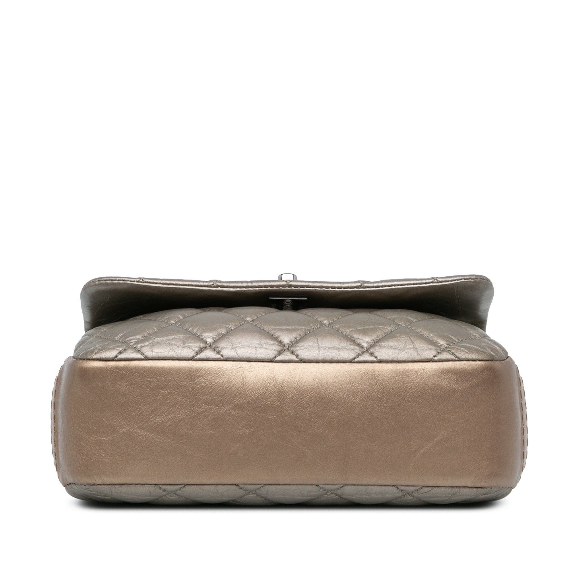 Chanel Chanel Mini Quilted Metallic Calfskin Lady Pearly Flap Brown Size ONE SIZE - 3 Thumbnail